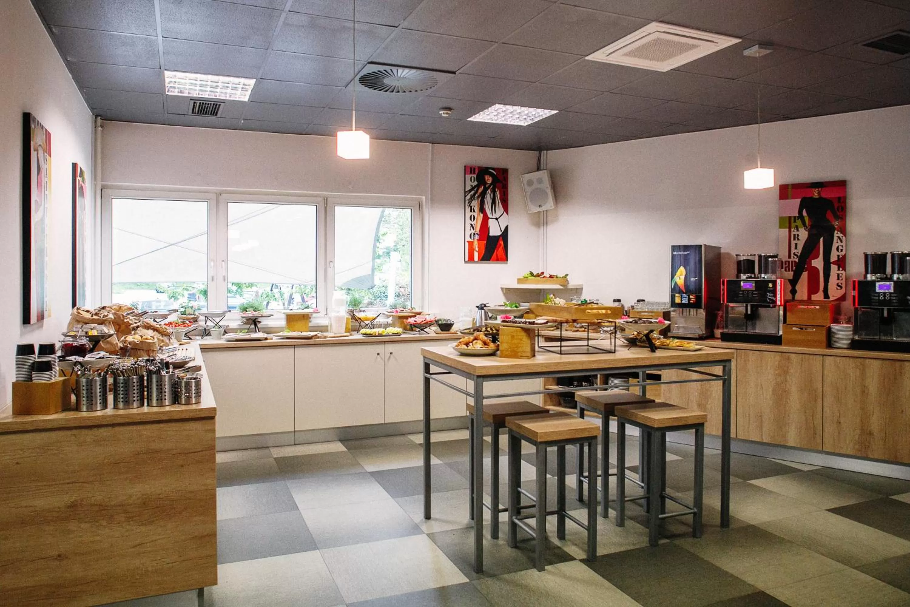 Buffet breakfast in Bit Center Hotel