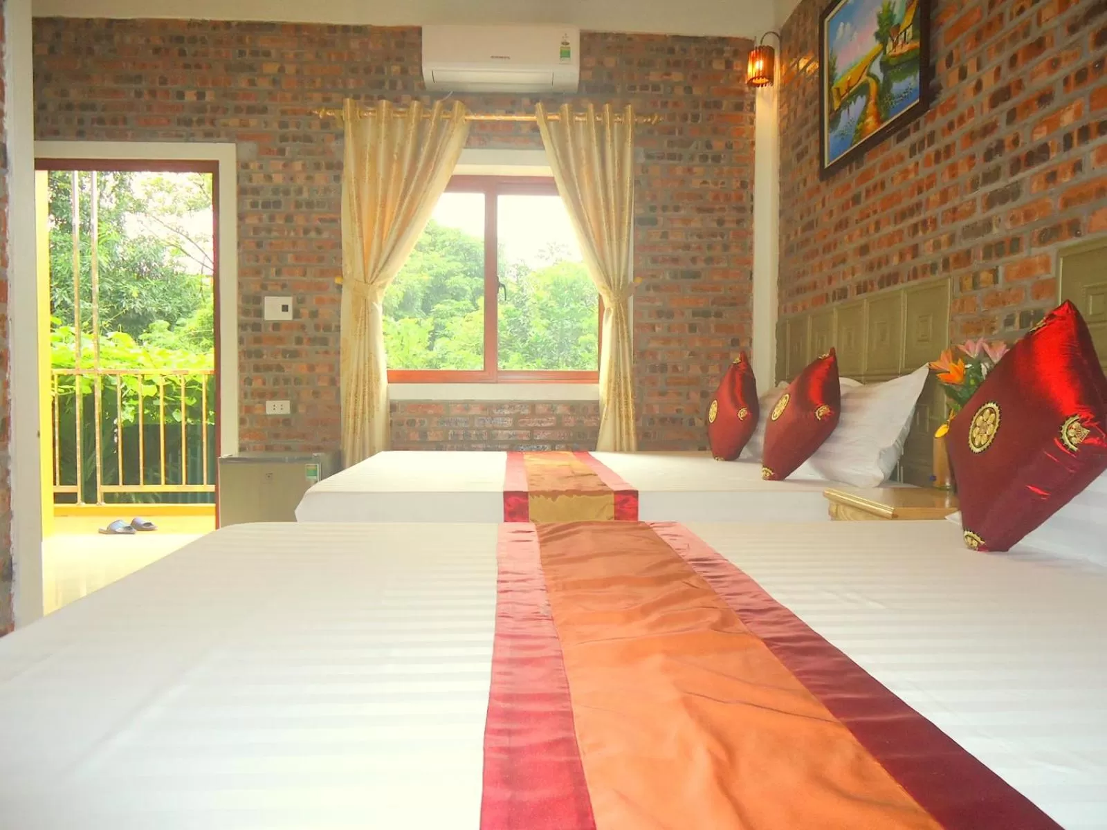Bedroom, Bed in Green Space Homestay