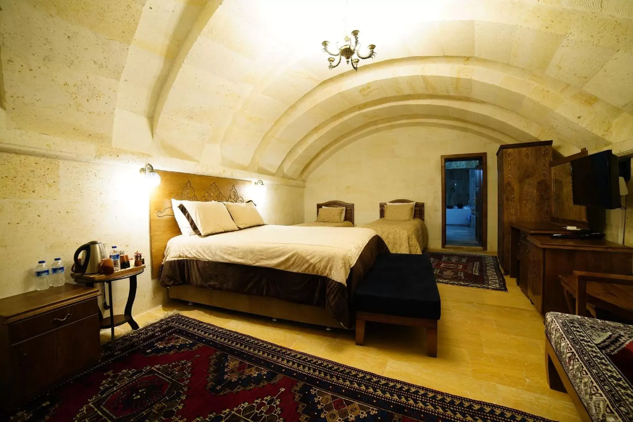 Bed in Lucky Cave Hotel Cappadocia