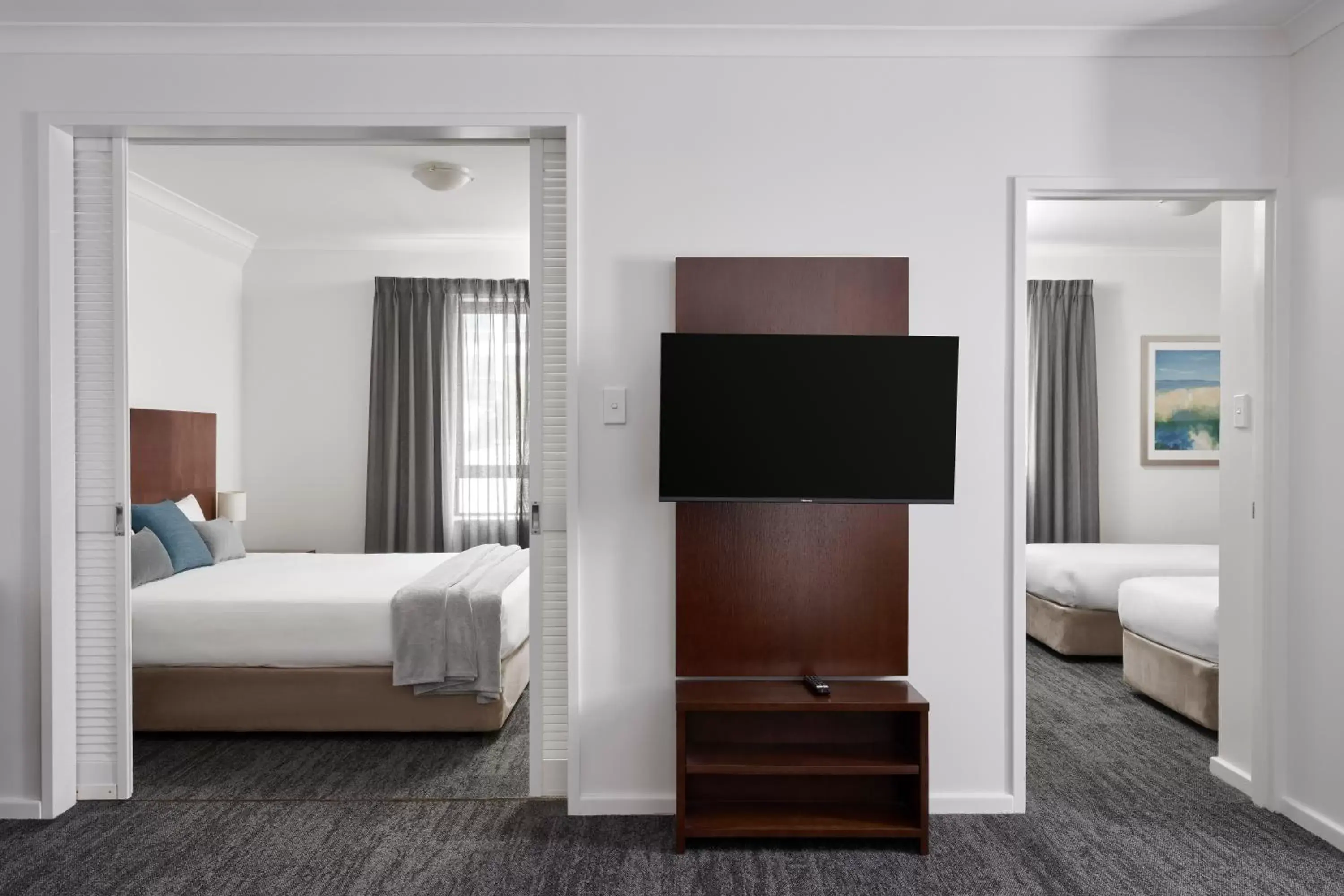 Living room, Bed in Quest West End Living room, Bed in Quest West End