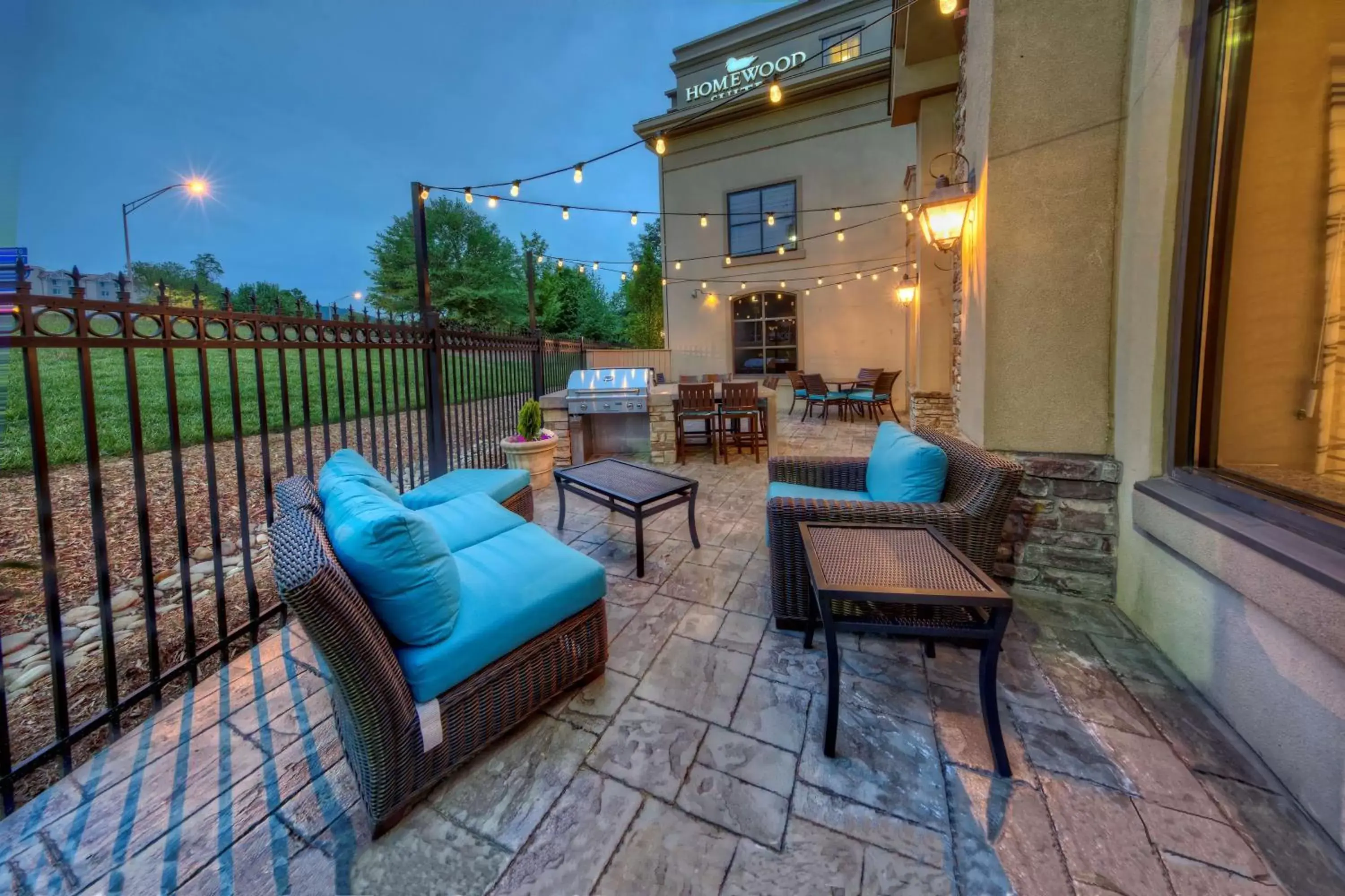 Patio in Homewood Suites by Hilton Asheville