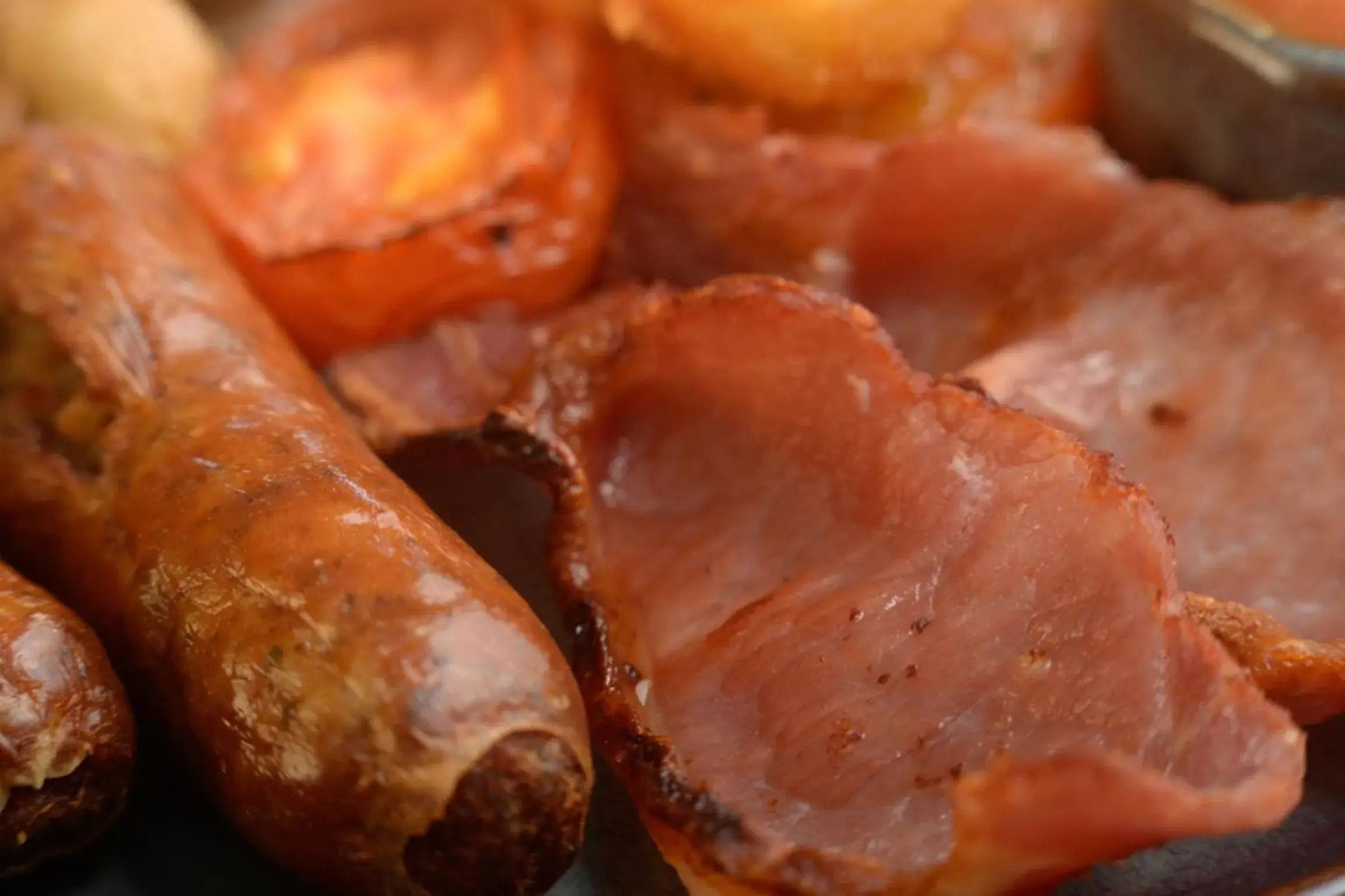 Food close-up, BBQ Facilities in St George Hotel Rochester-Chatham