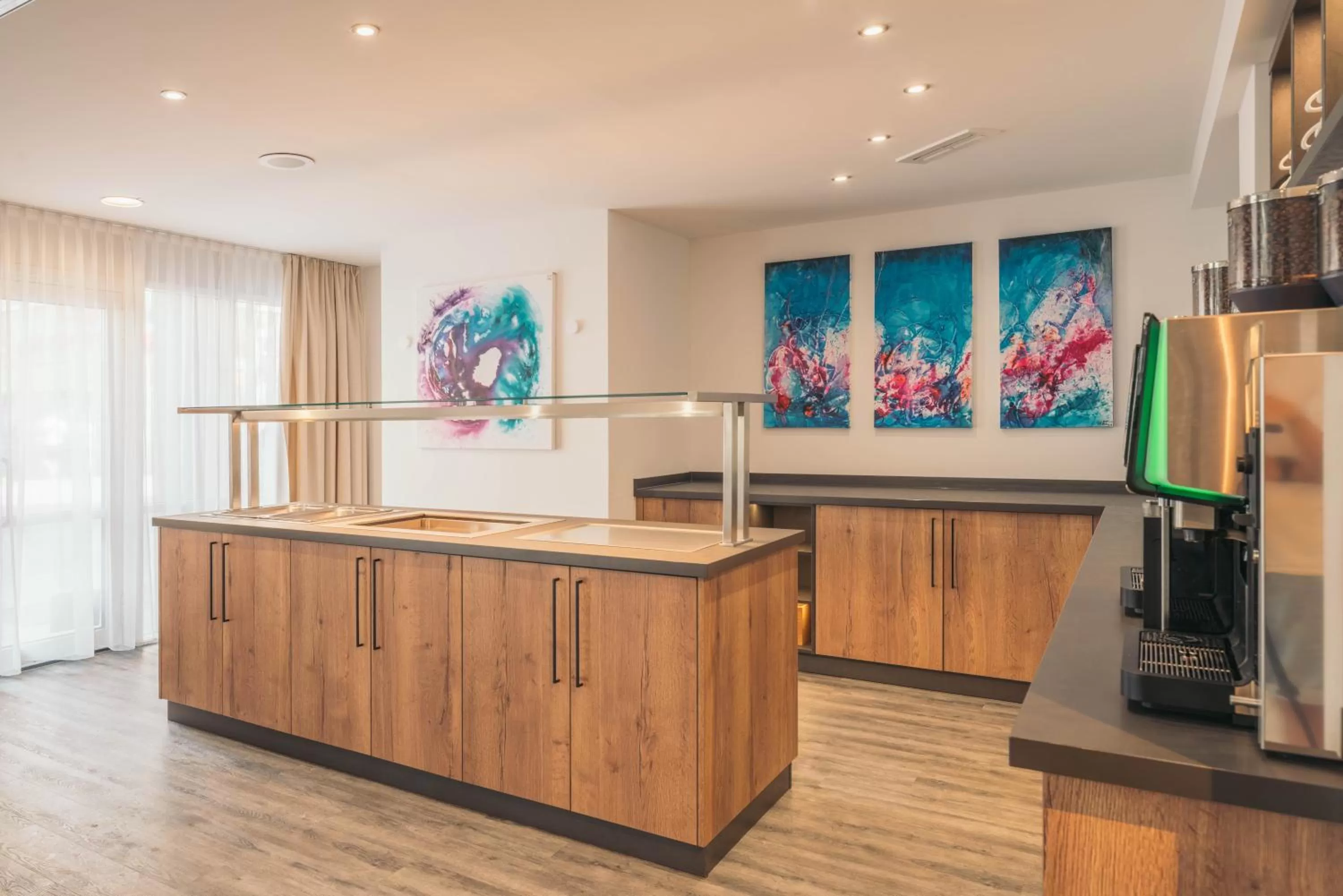 Buffet breakfast in AWA Hotel