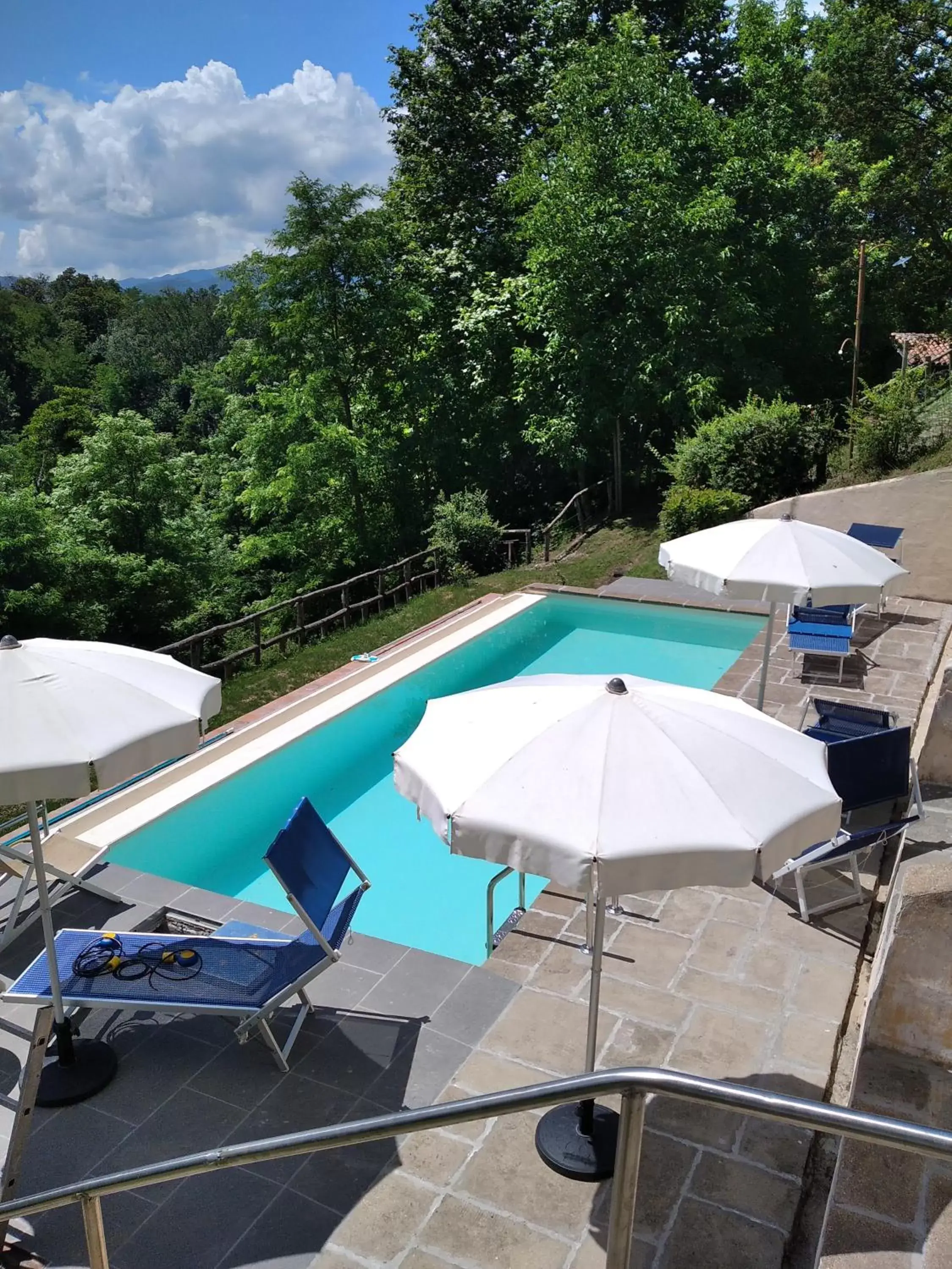 Pool View in Villa Belvedere