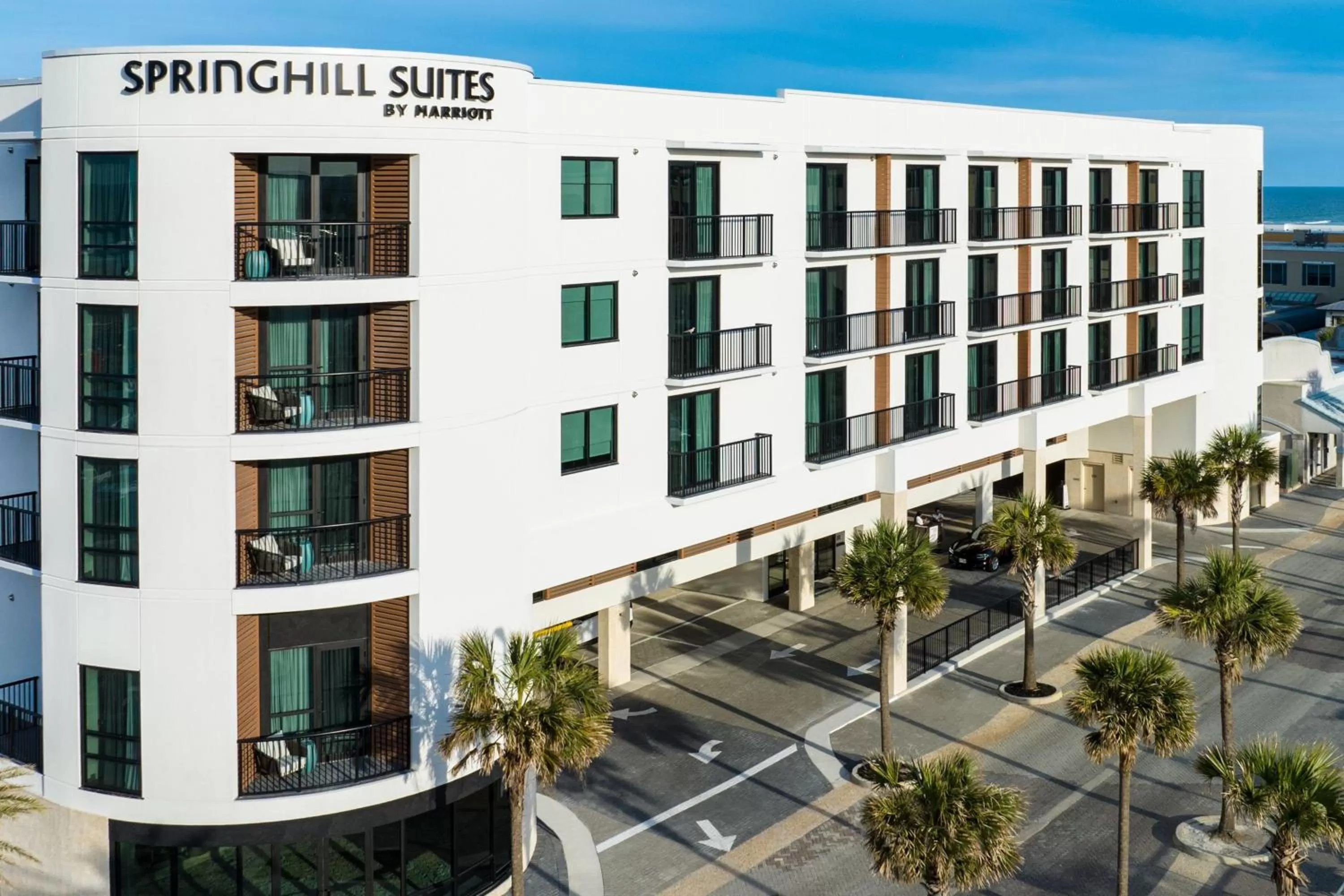Property building in SpringHill Suites by Marriott Jacksonville Beach Oceanfront