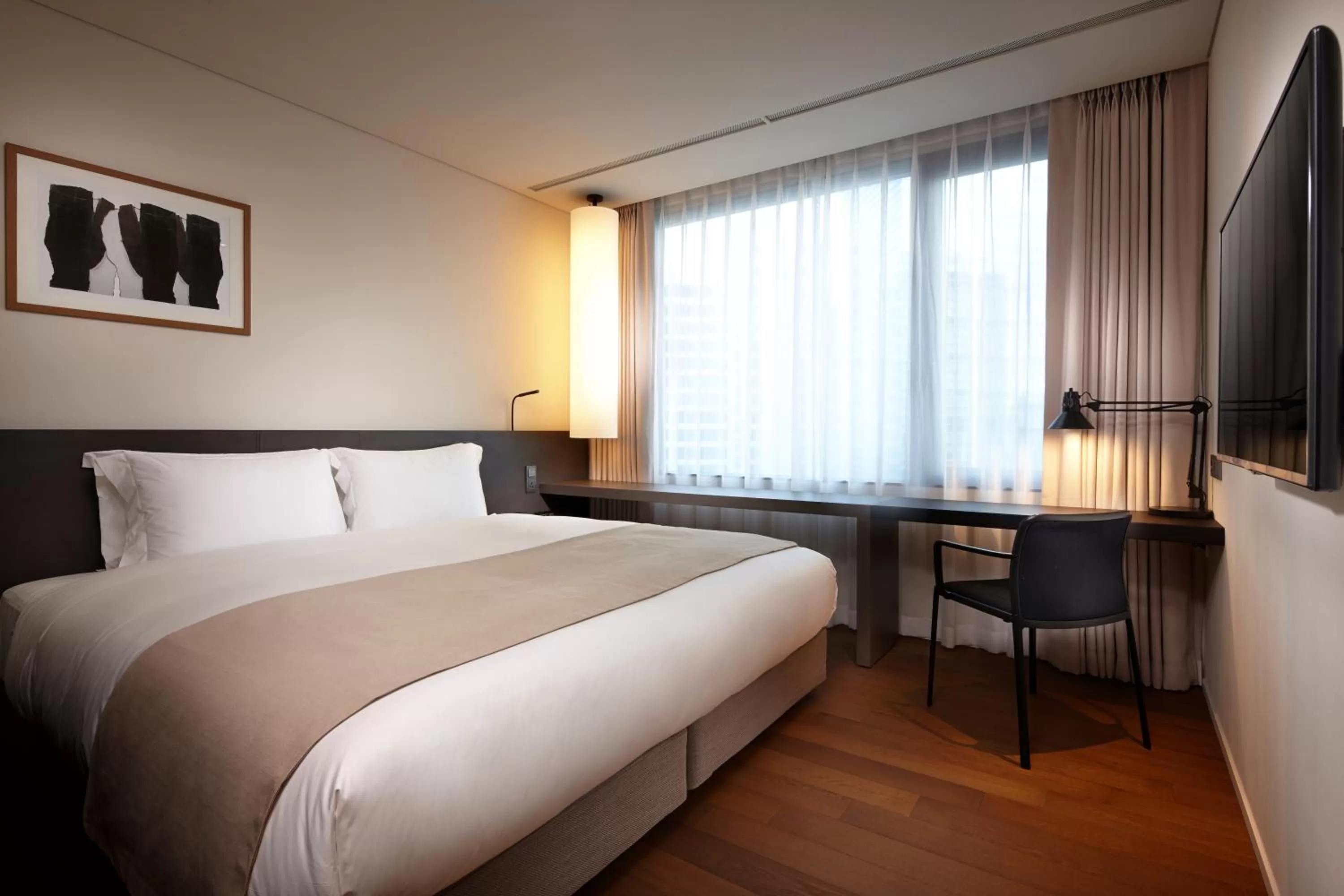 Bed in Shilla Stay Gwanghwamun Myeongdong