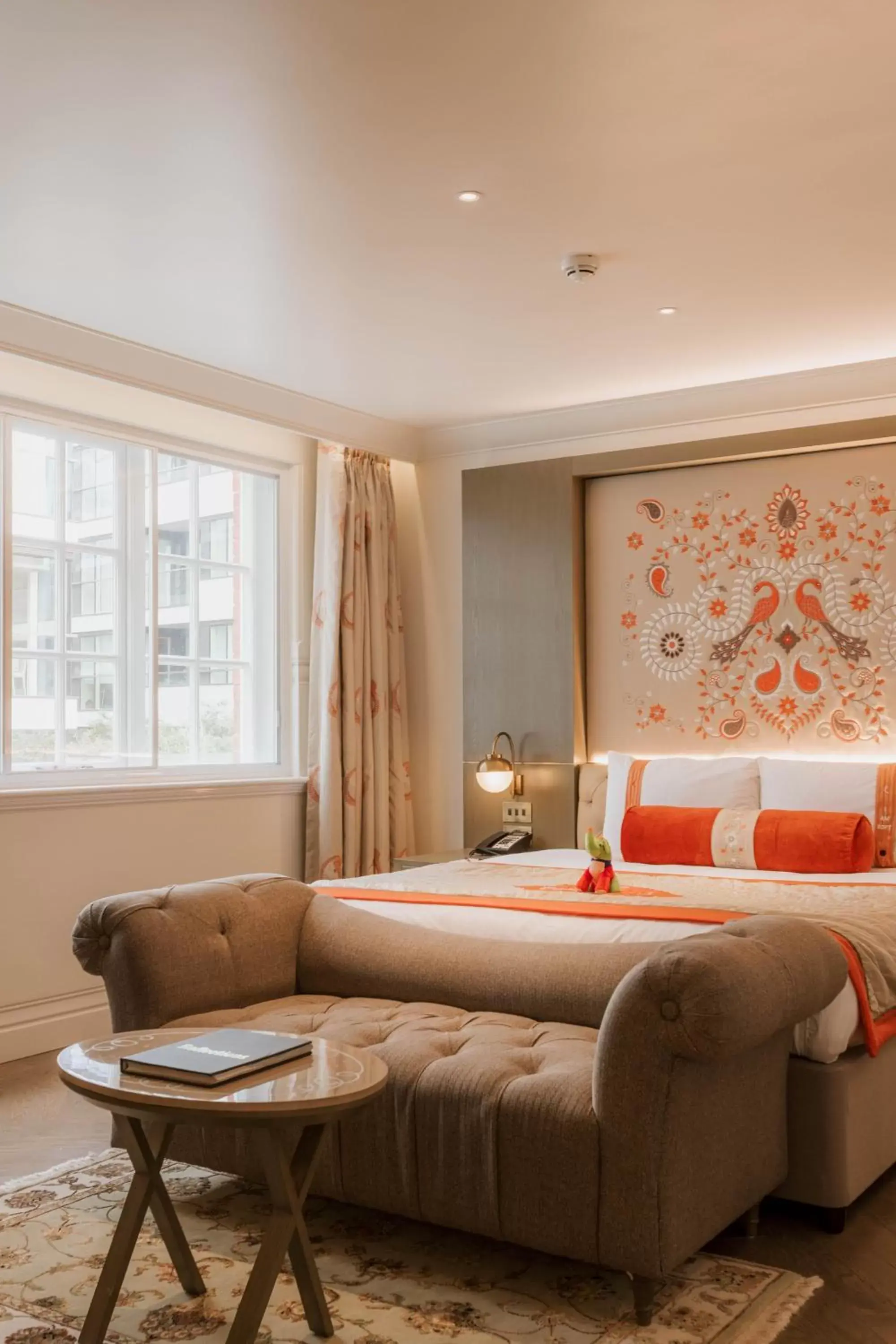 Bedroom, Seating Area in The LaLit London