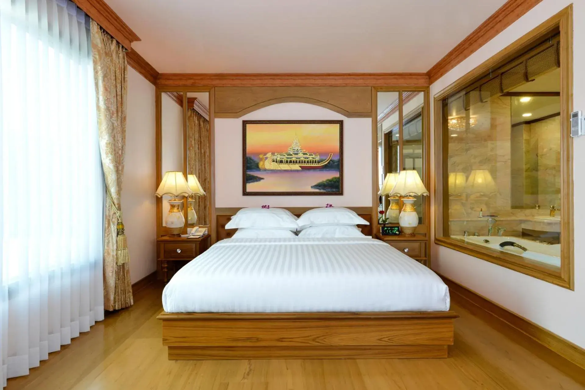 Photo of the whole room, Bed in Peak Nimman Prestige Hotel