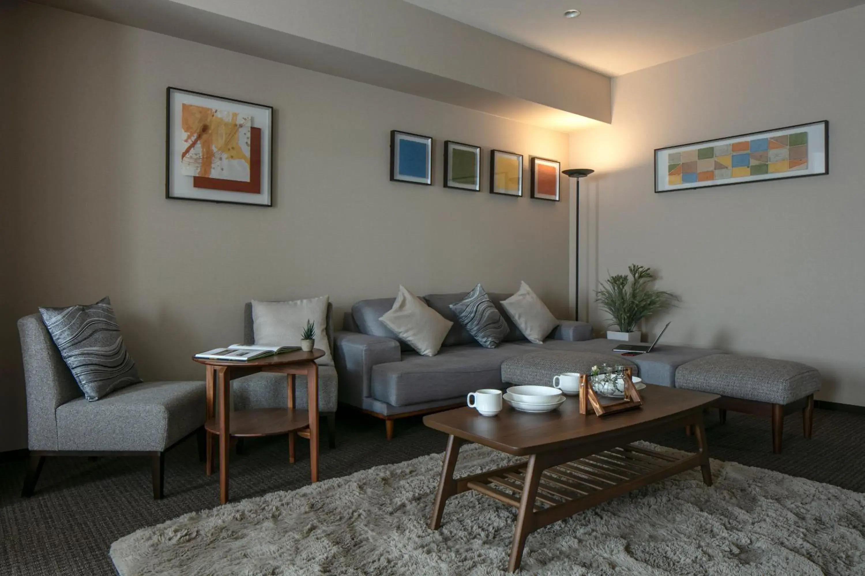 Living room, Seating Area in Randor Residential Hotel Kyoto Suites