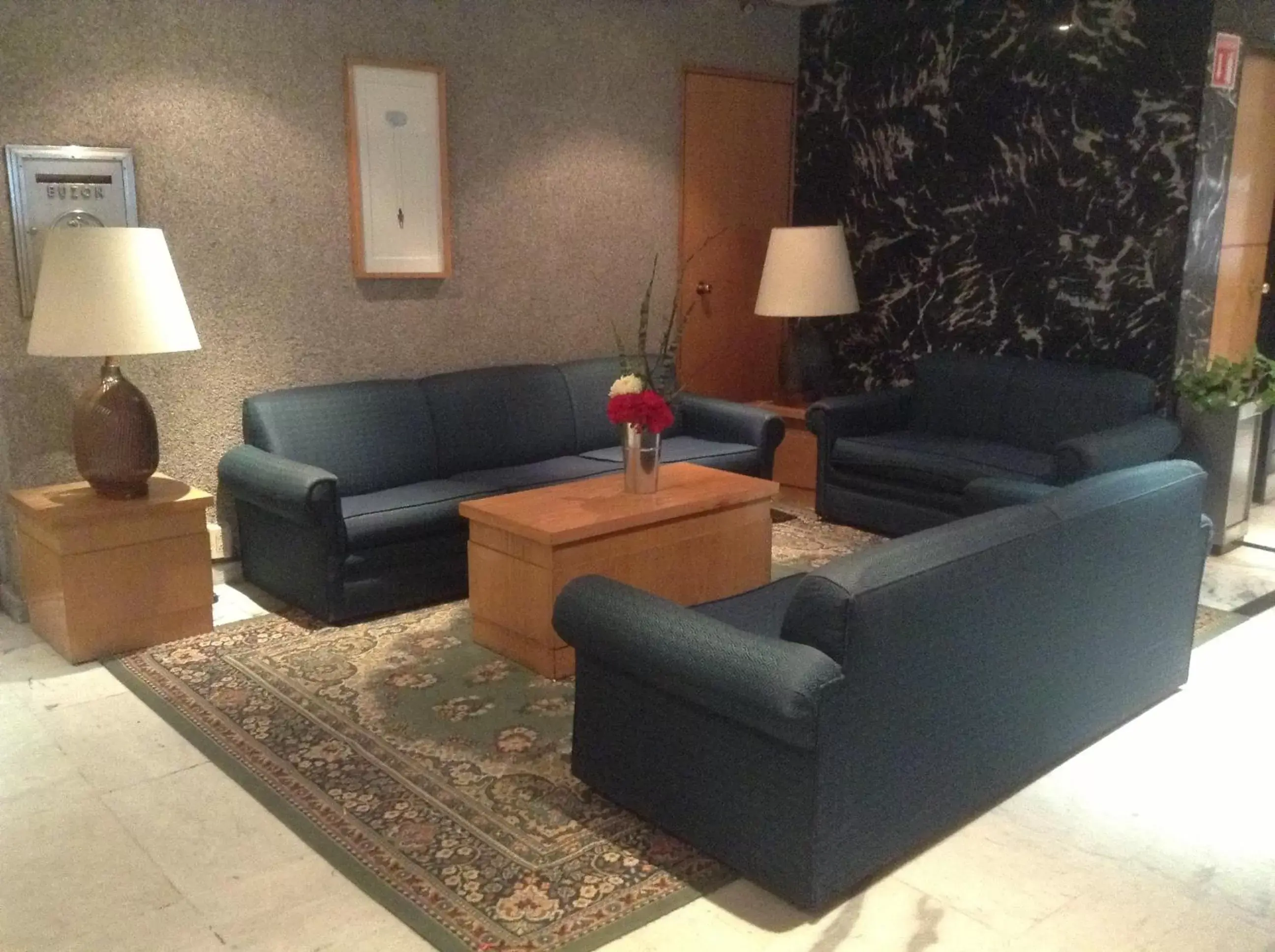 Lobby or reception in Hotel Sevilla Lobby or reception in Hotel Sevilla