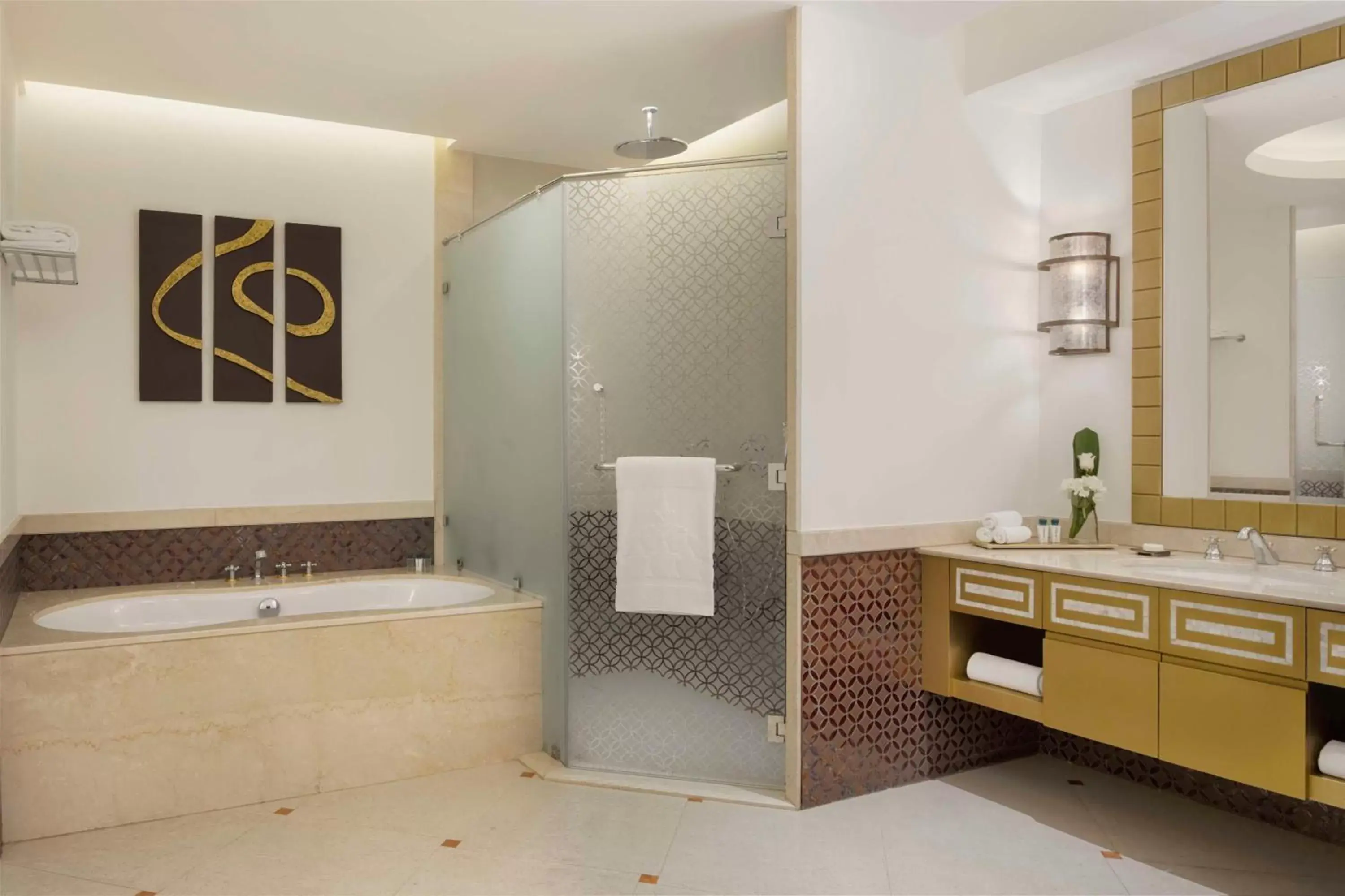 Bathroom in Marsa Malaz Kempinski, The Pearl