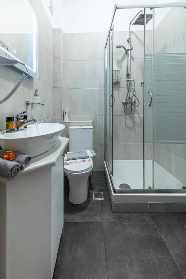Shower in Comfort Stay Athens Airport Hotel - FREE shuttle from and to the airport