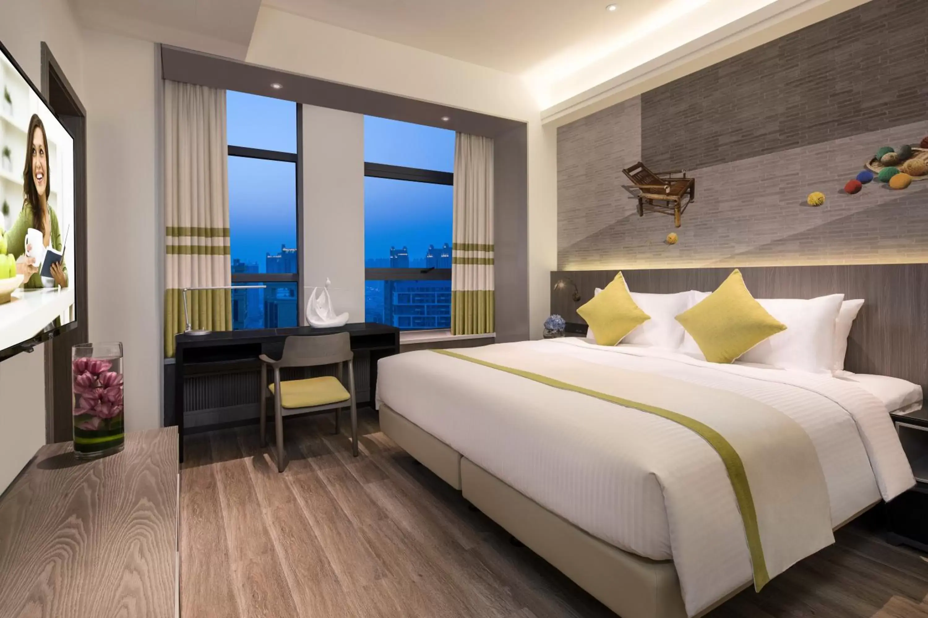 Bedroom, Bed in Citadines Gaoxin Xi'an Bedroom, Bed in Citadines Gaoxin Xi'an