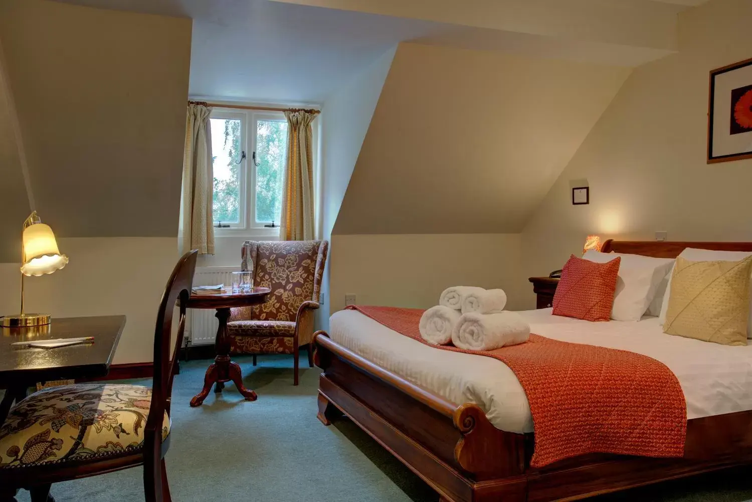 Photo of the whole room, Bed in The Grange at Oborne