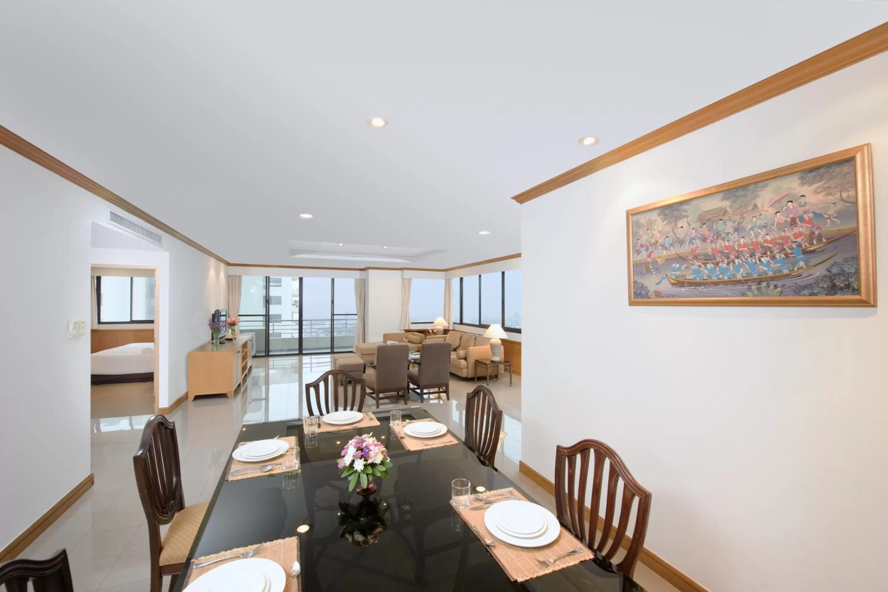 Living room in Riverine Place Hotel and Residence