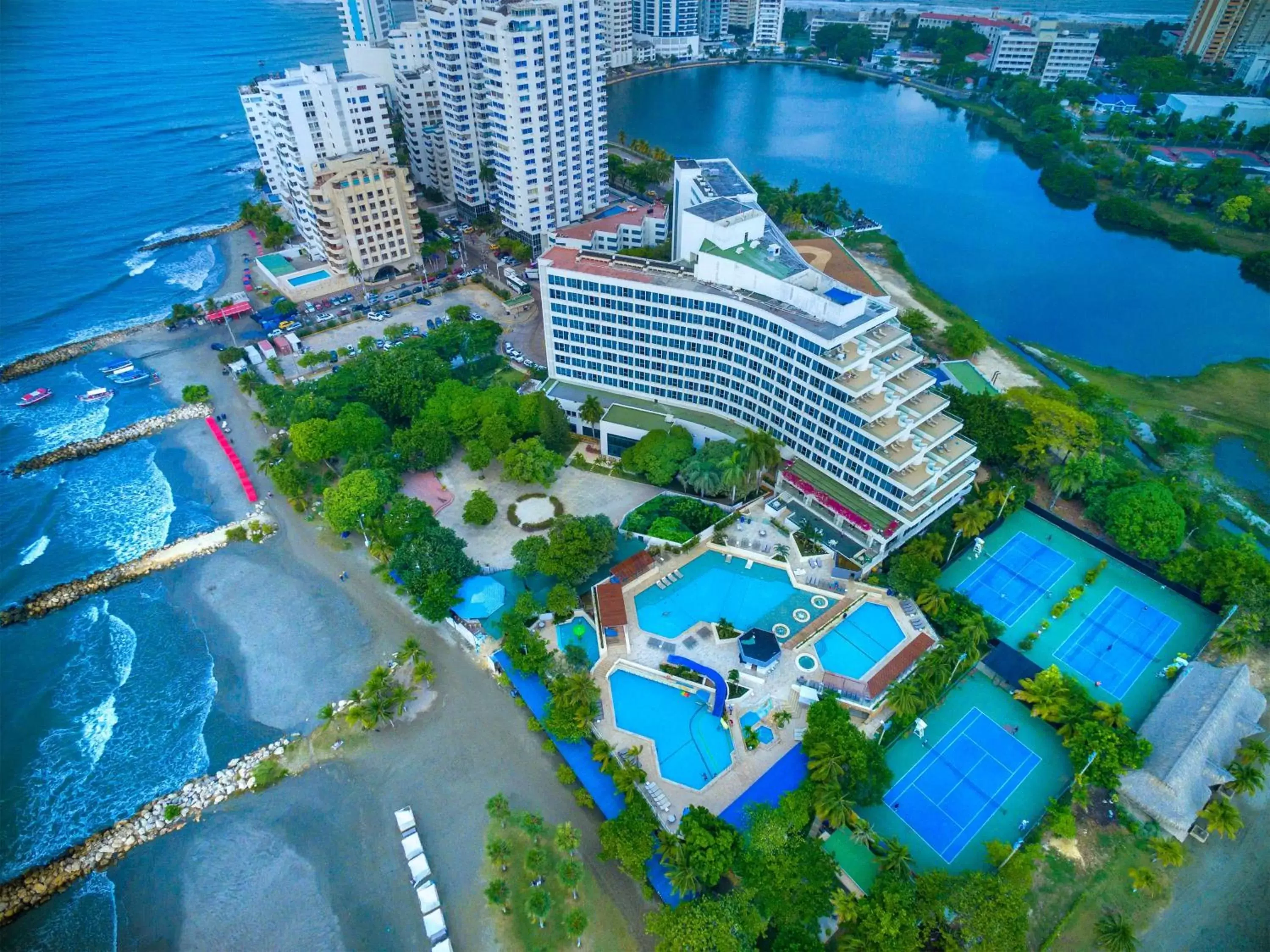 Property building, Bird's-eye View in Hilton Cartagena