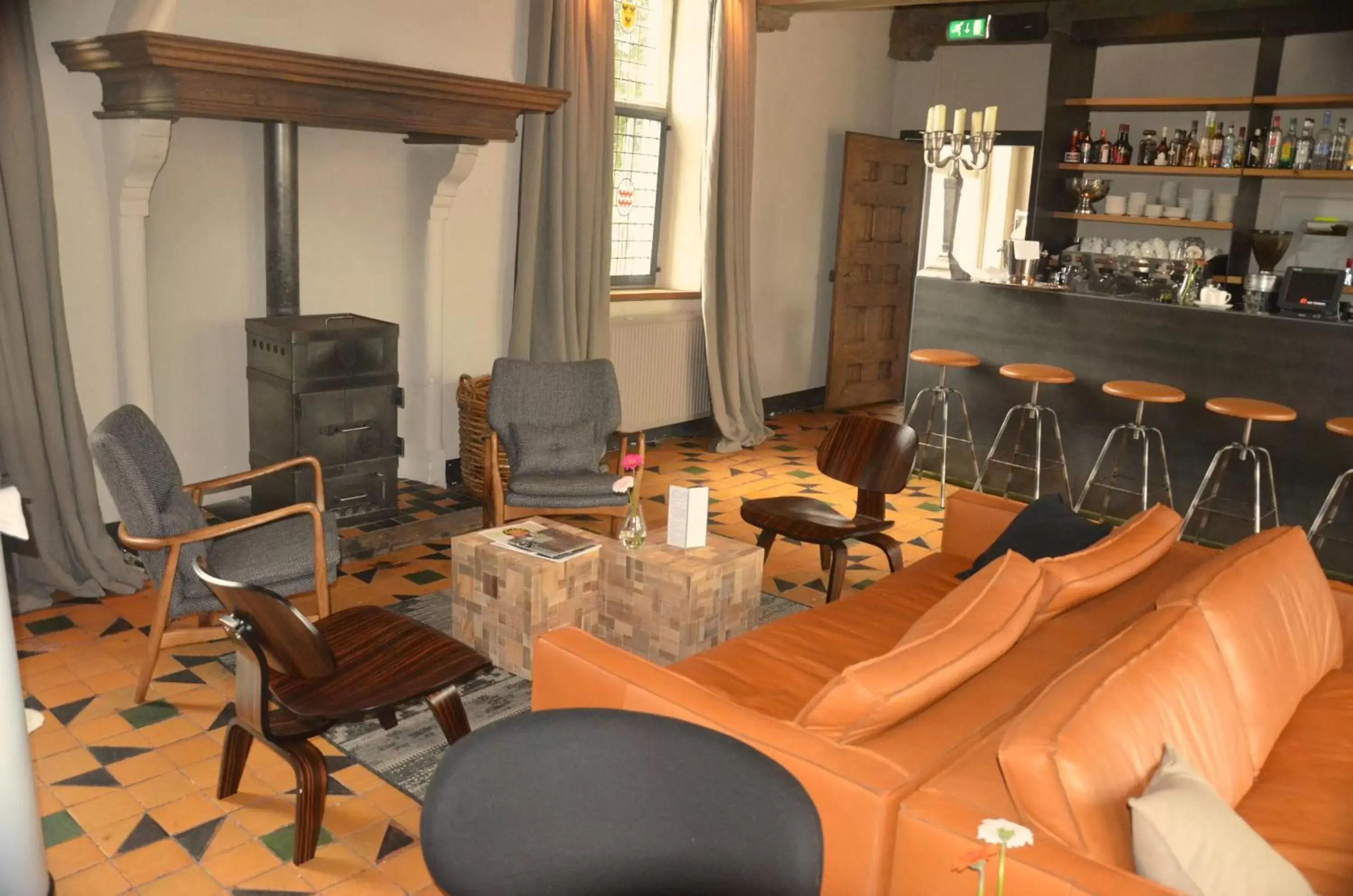 Lounge or bar in Kasteel Coevorden - Hotel de Vlijt