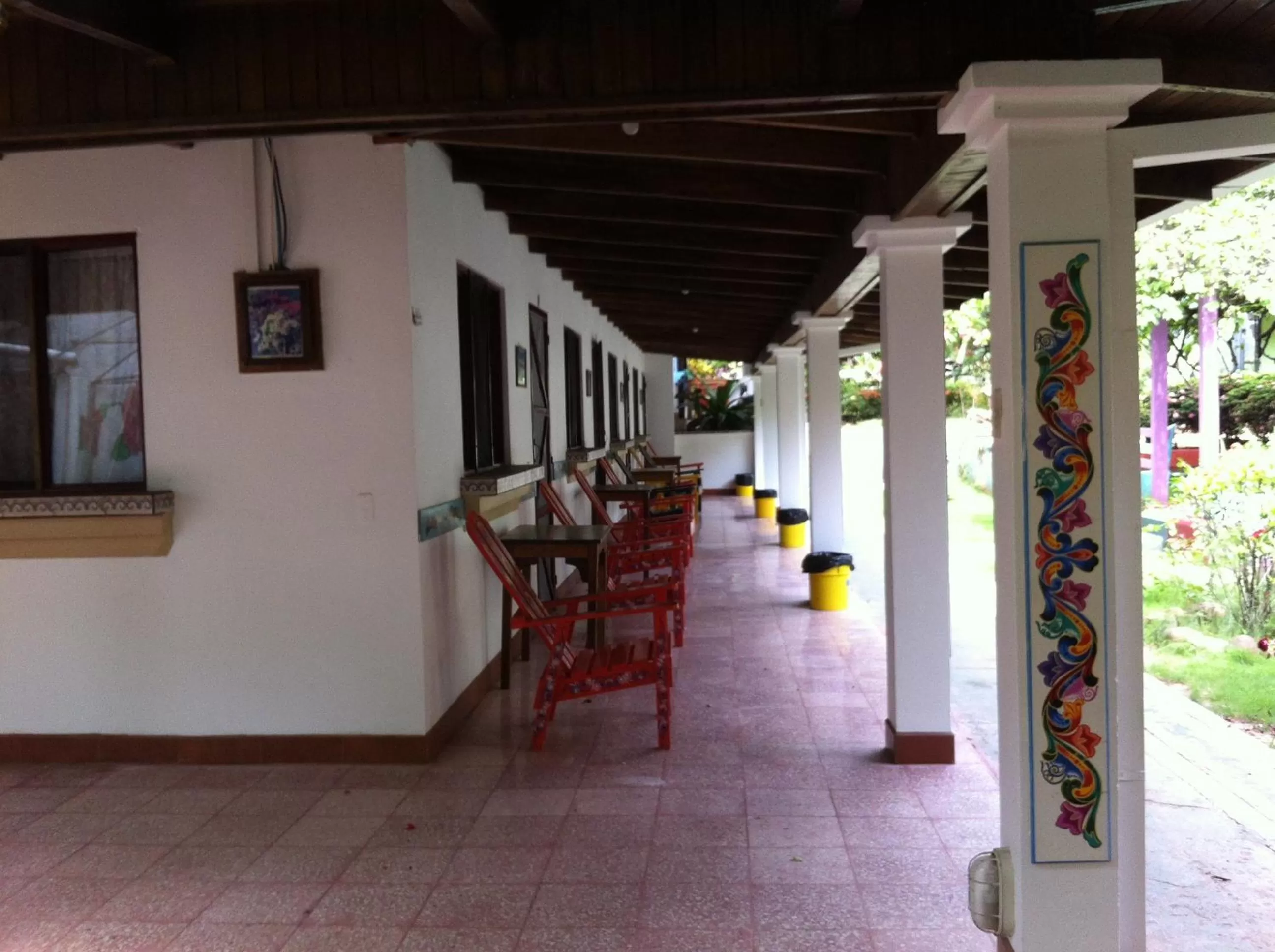 Patio in Hotel Marielos
