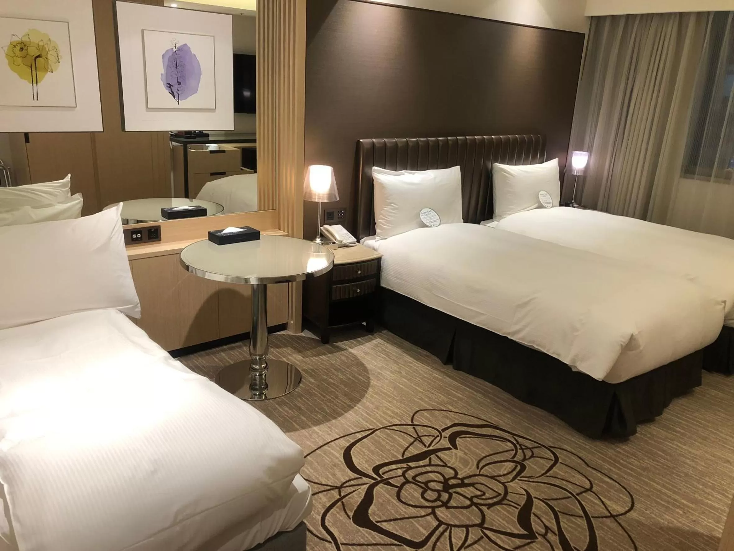 Bed in K Hotel Taipei Chang-An