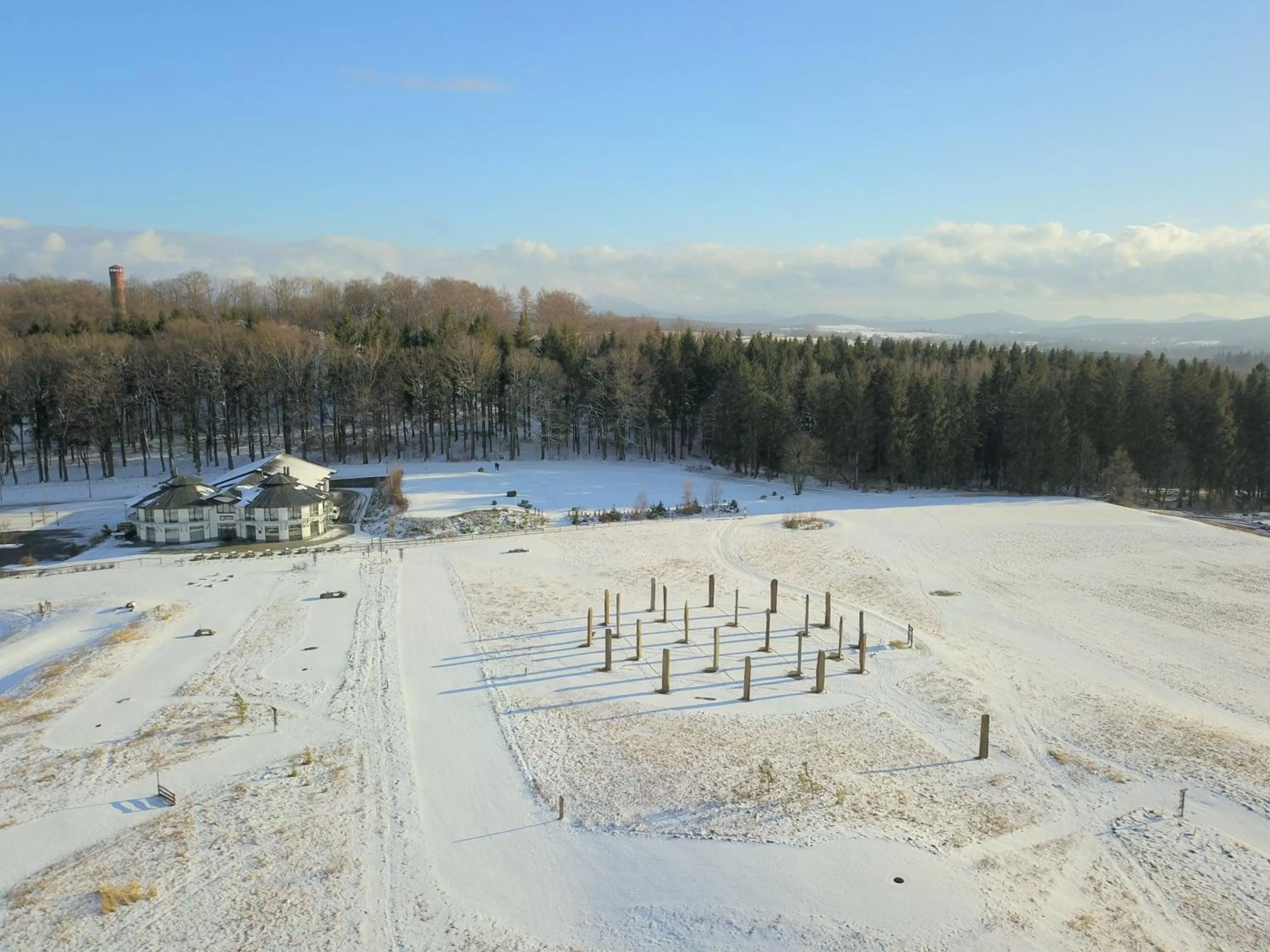 Property building in Hotel Dymník