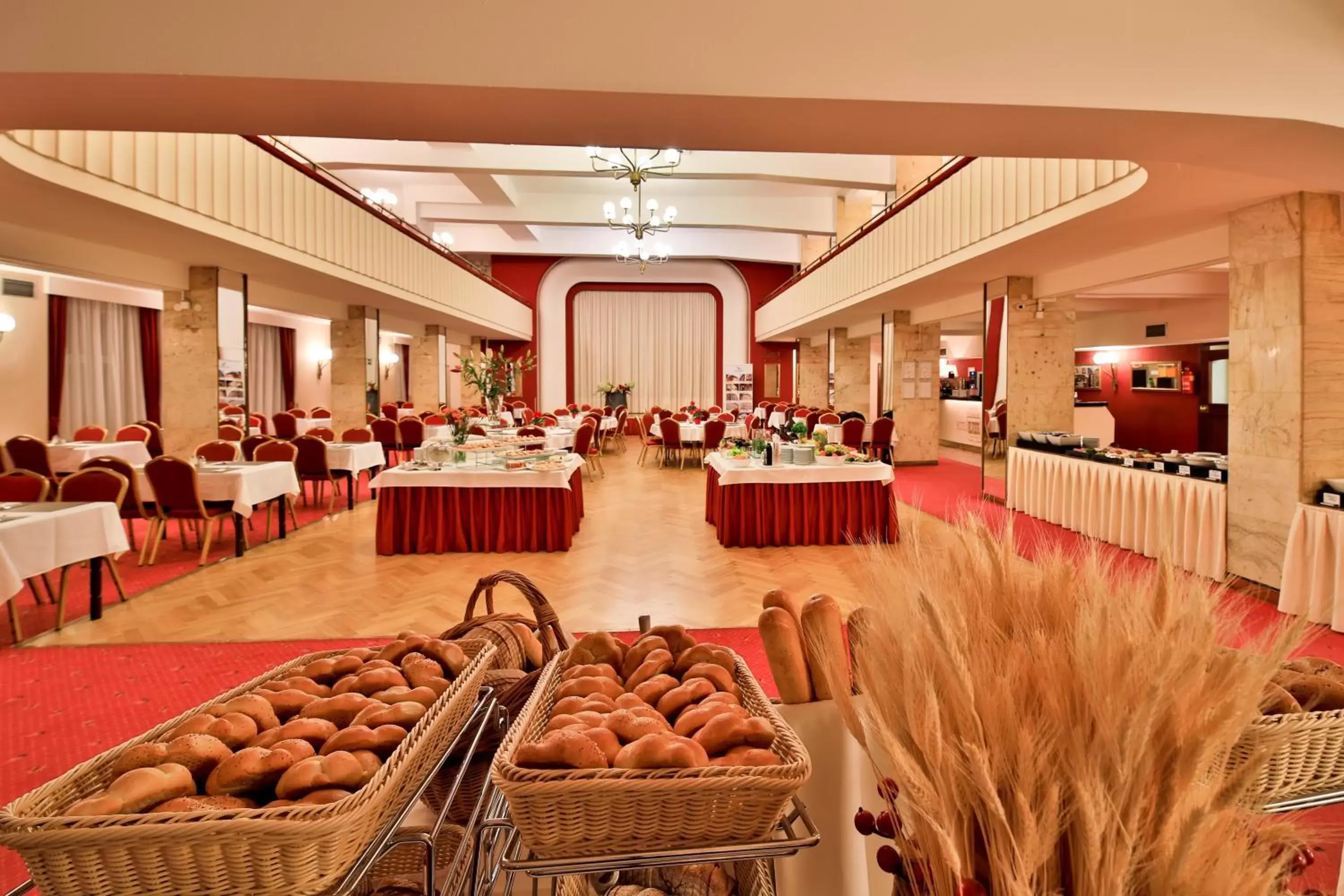 Buffet breakfast in Belvedere Buffet breakfast in Belvedere