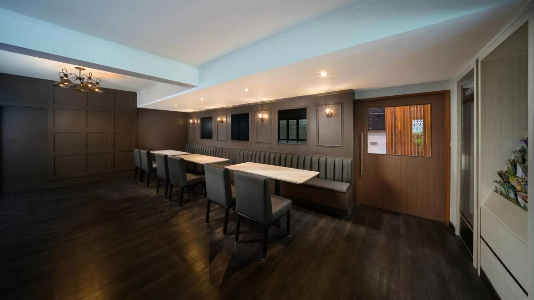 Dining area in The Wing Lanna Hotel