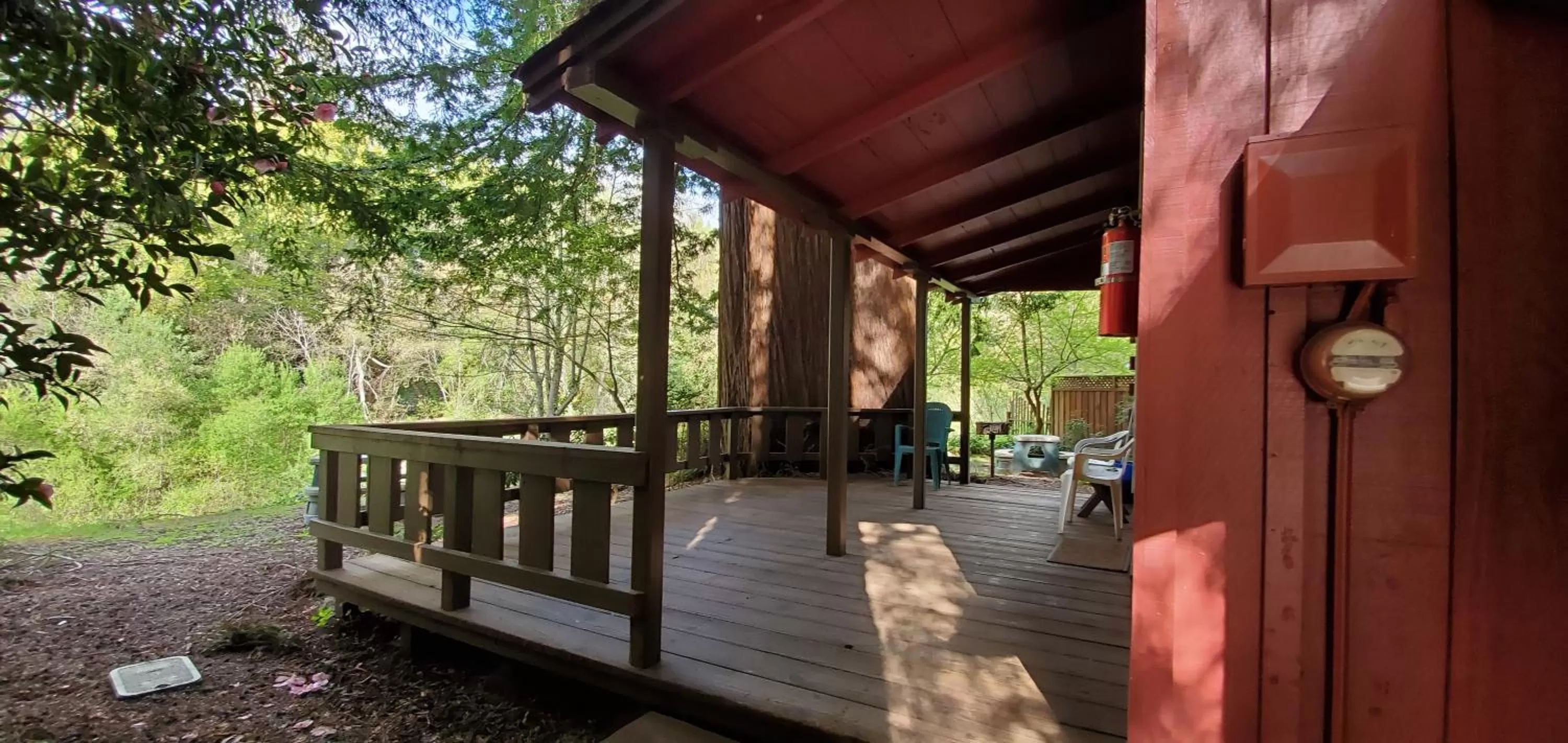 Patio in Fern River Resort