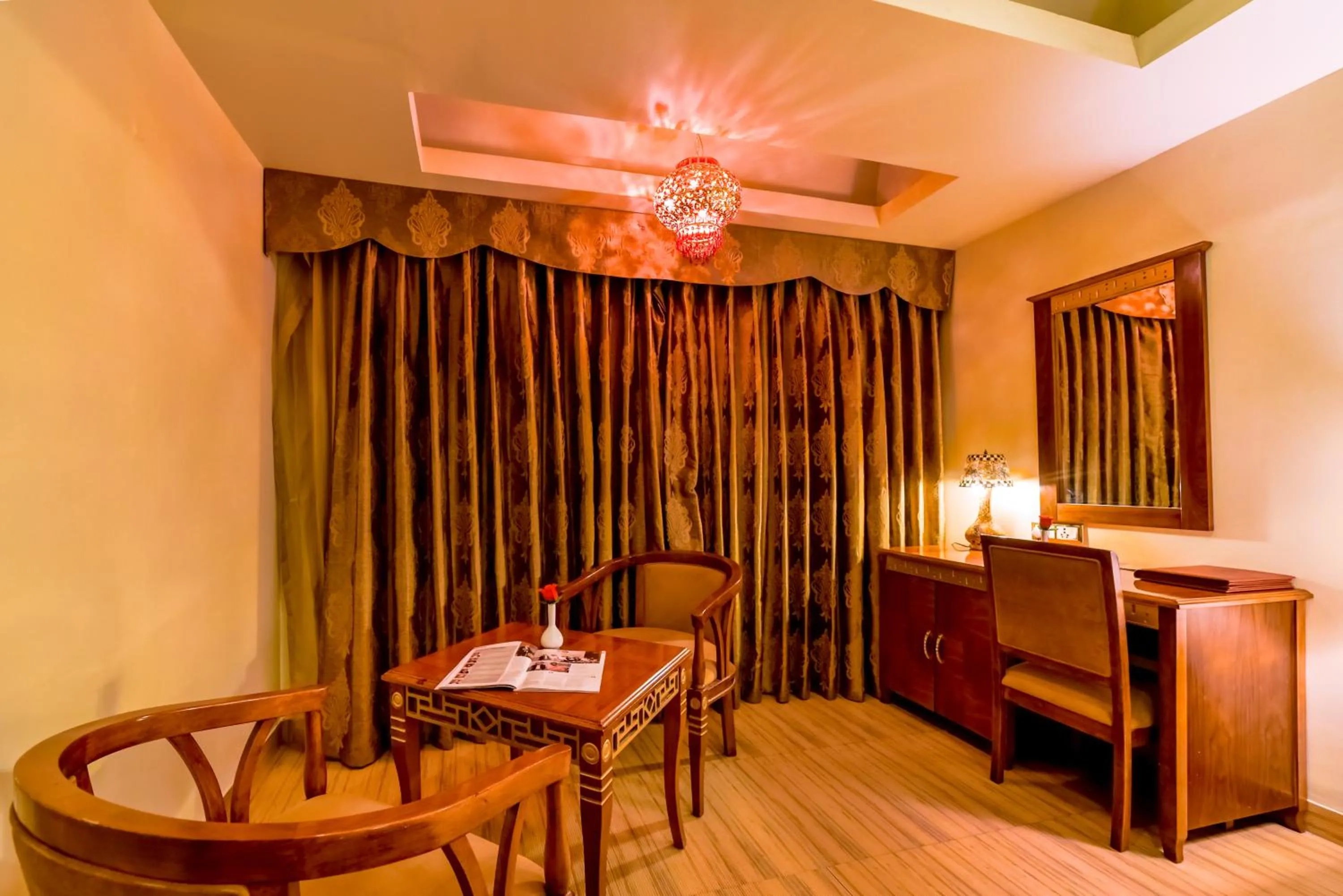 Decorative detail in Chokhi Dhani The Palace Hotel