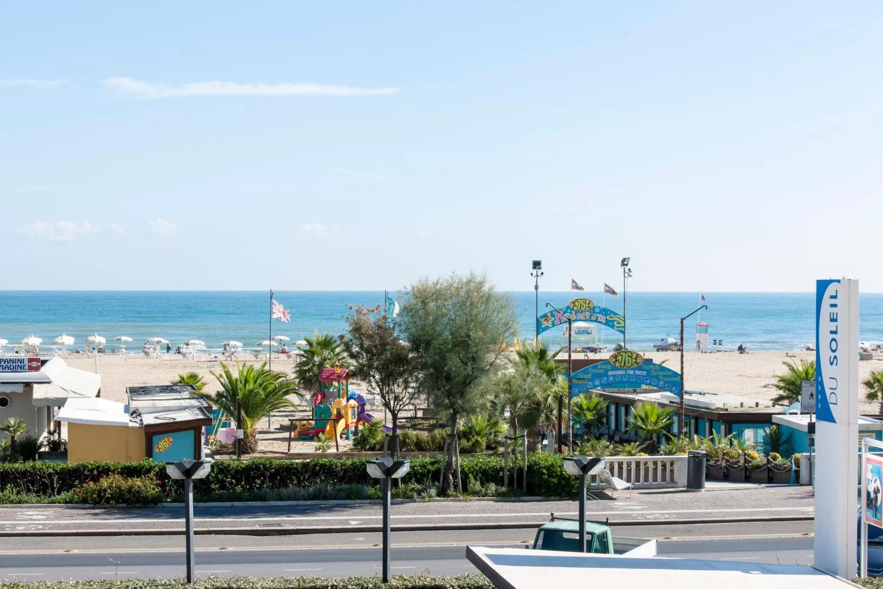 Sea view in Hotel Du Soleil