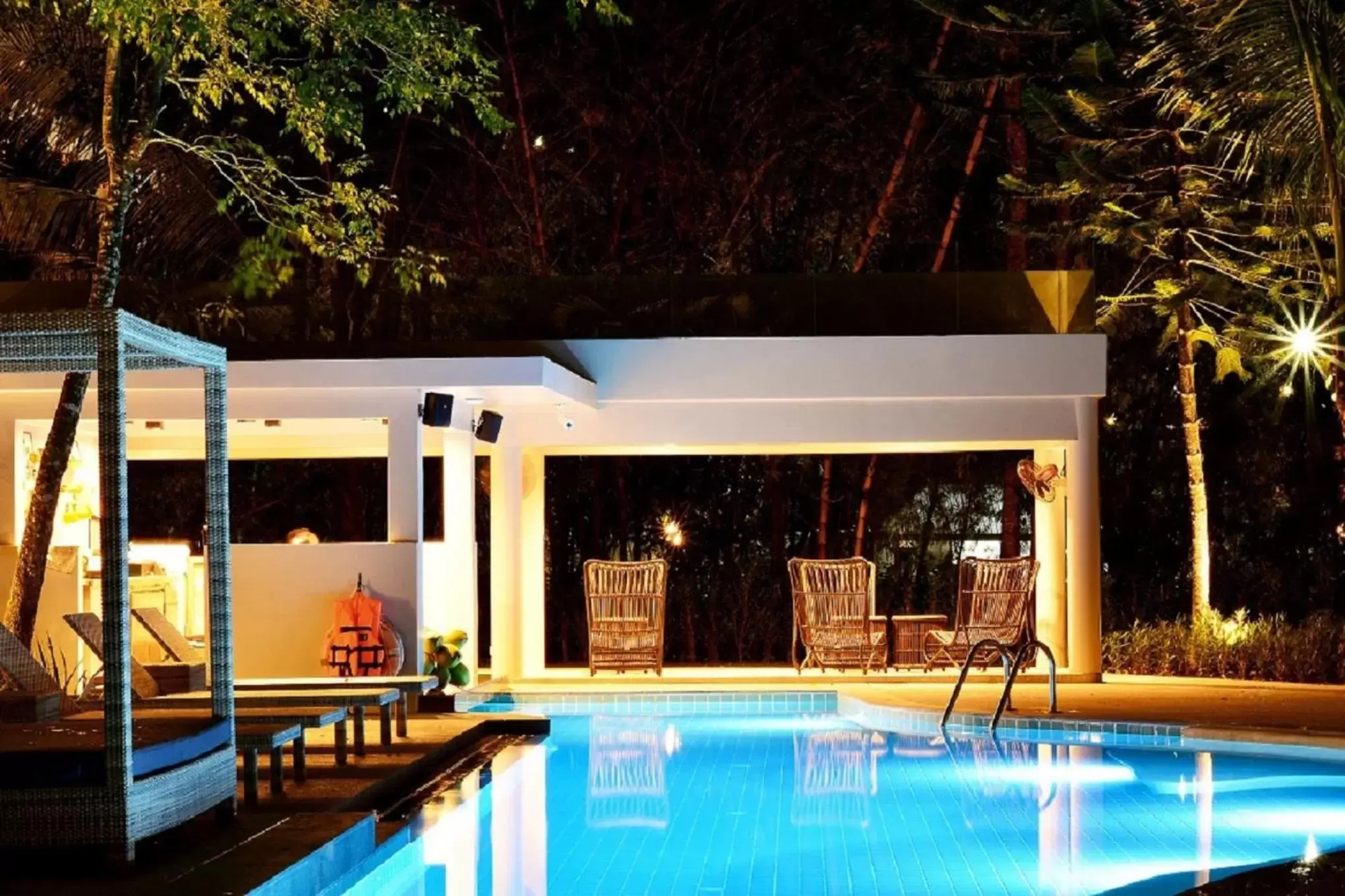 Night, Swimming Pool in Deevana Krabi Resort - SHA Extra Plus