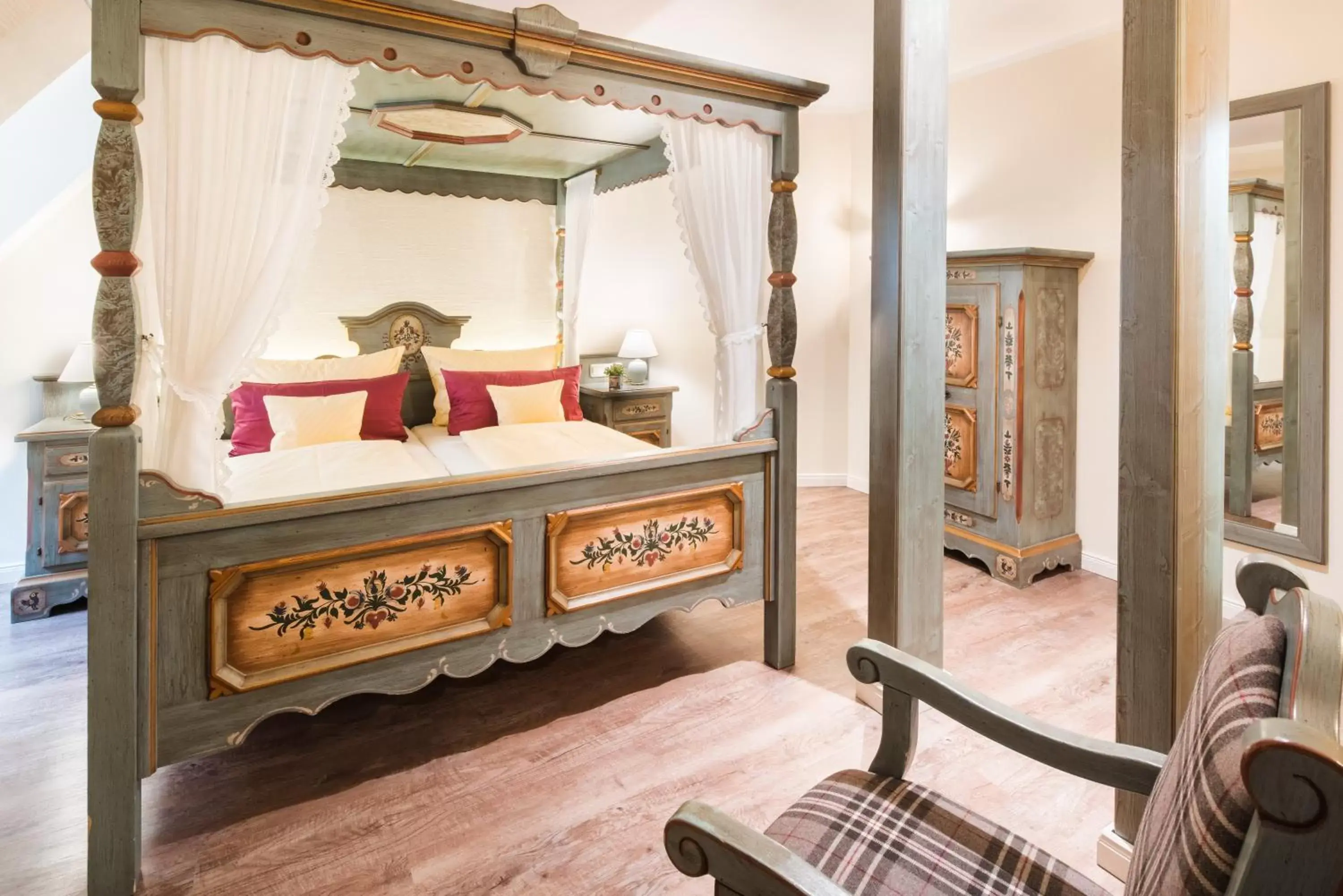 Bed in Schlosshotel Klaffenbach Bed in Schlosshotel Klaffenbach