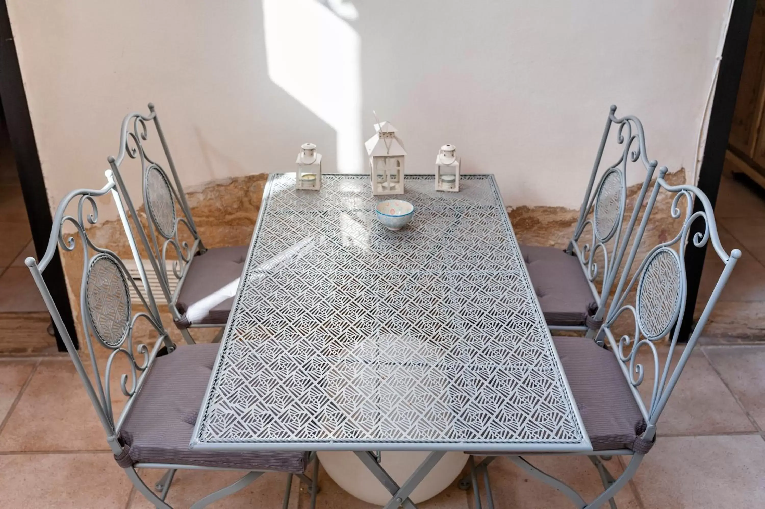 Patio, Dining Area in B&B Antiche Volte