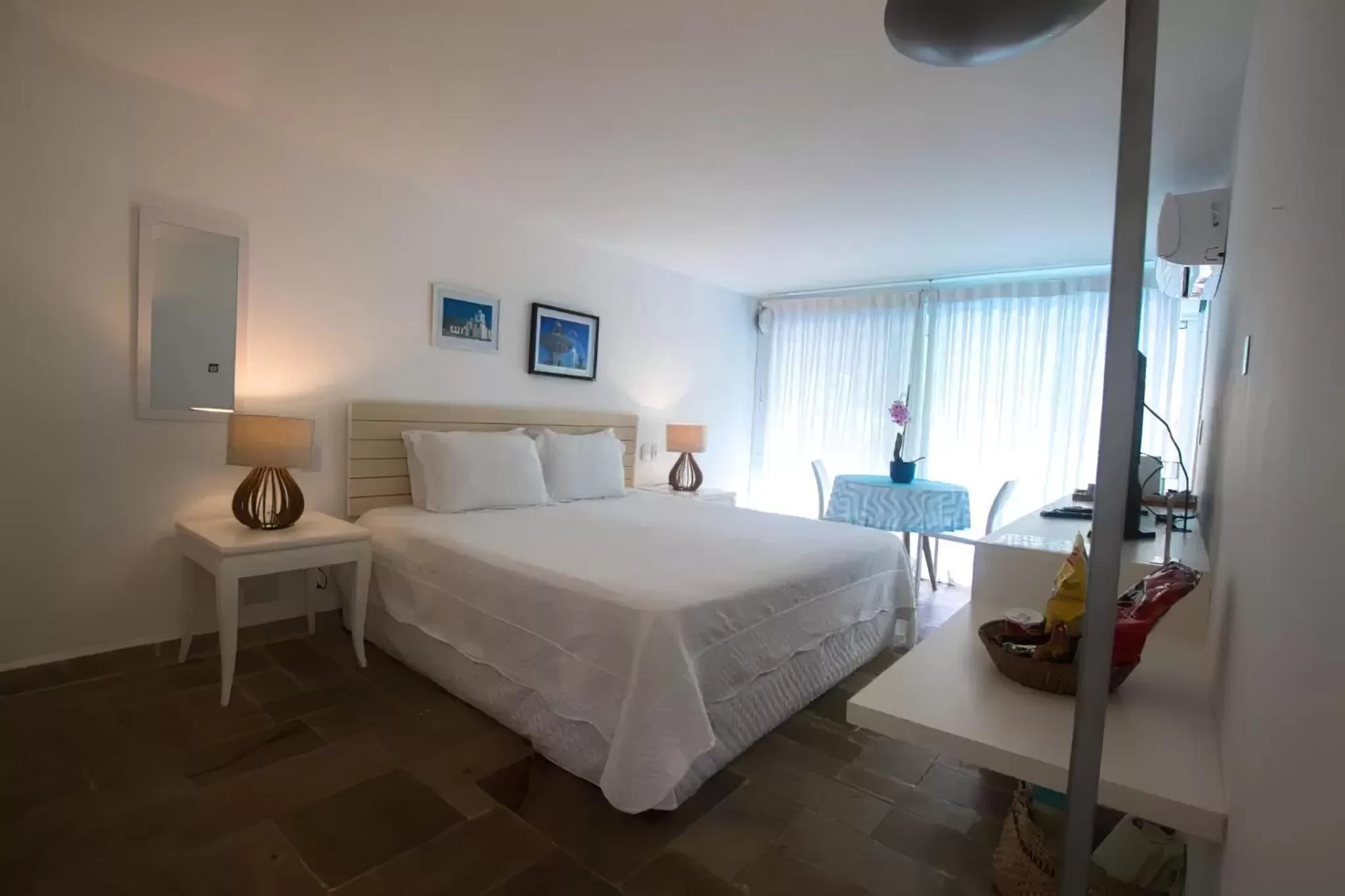 King Suite with Ocean View in Guest House Guarujá Hotel Boutique