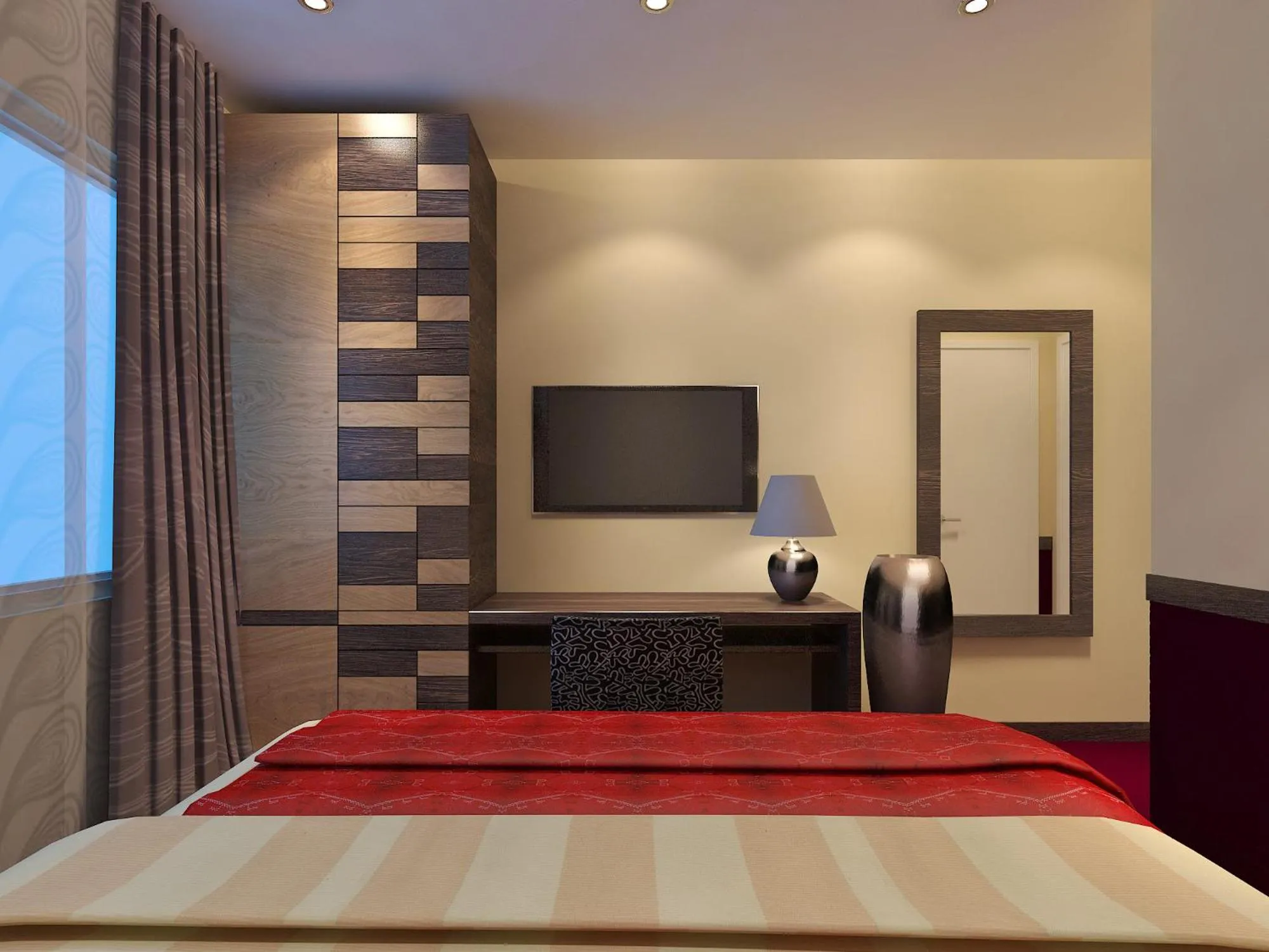 Photo of the whole room, Bed in Hotel Zwanenburg Amsterdam Airport