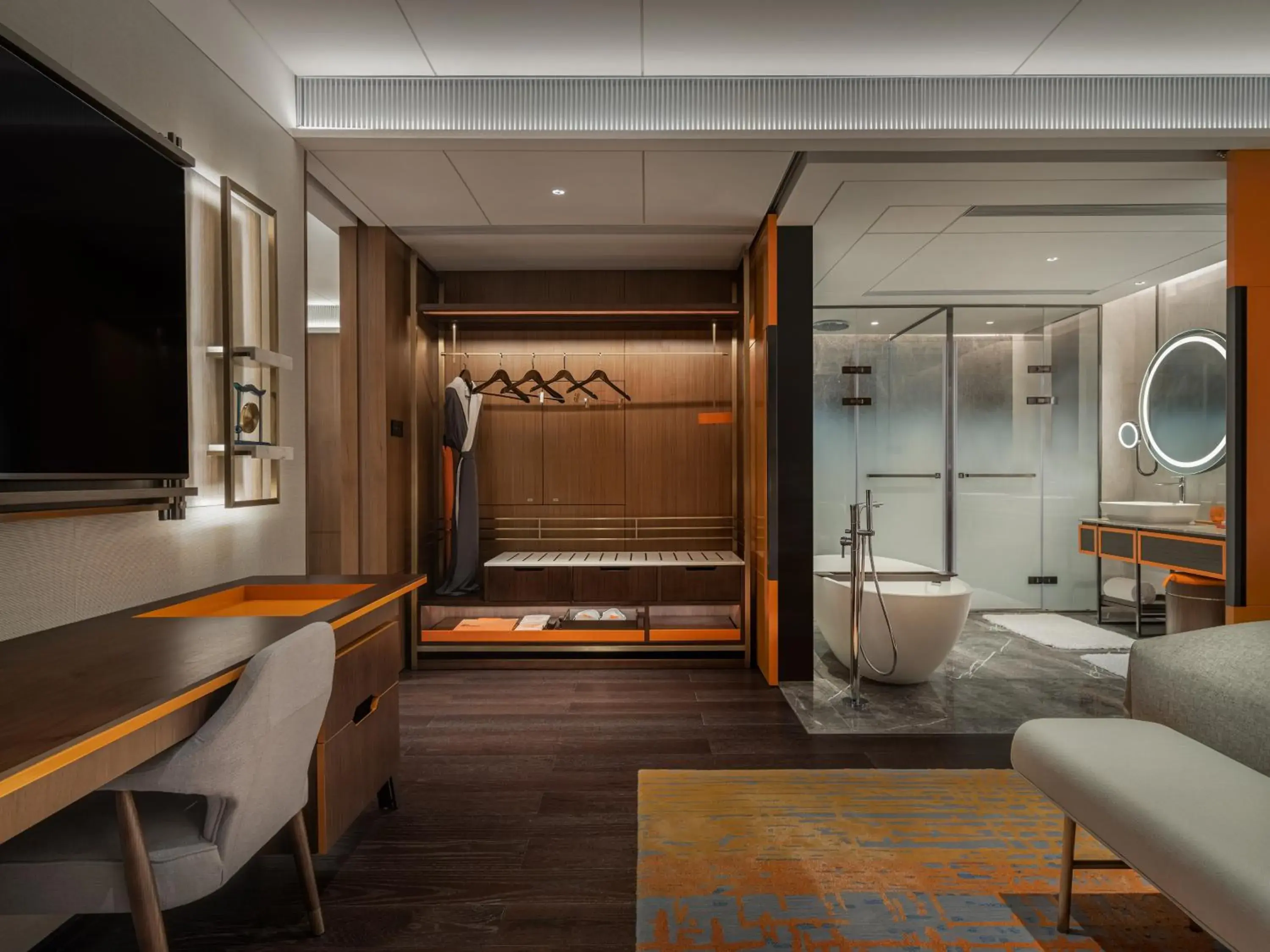 Property building, Bed in Canopy by Hilton Xi'an Qujiang Property building, Bed in Canopy by Hilton Xi'an Qujiang