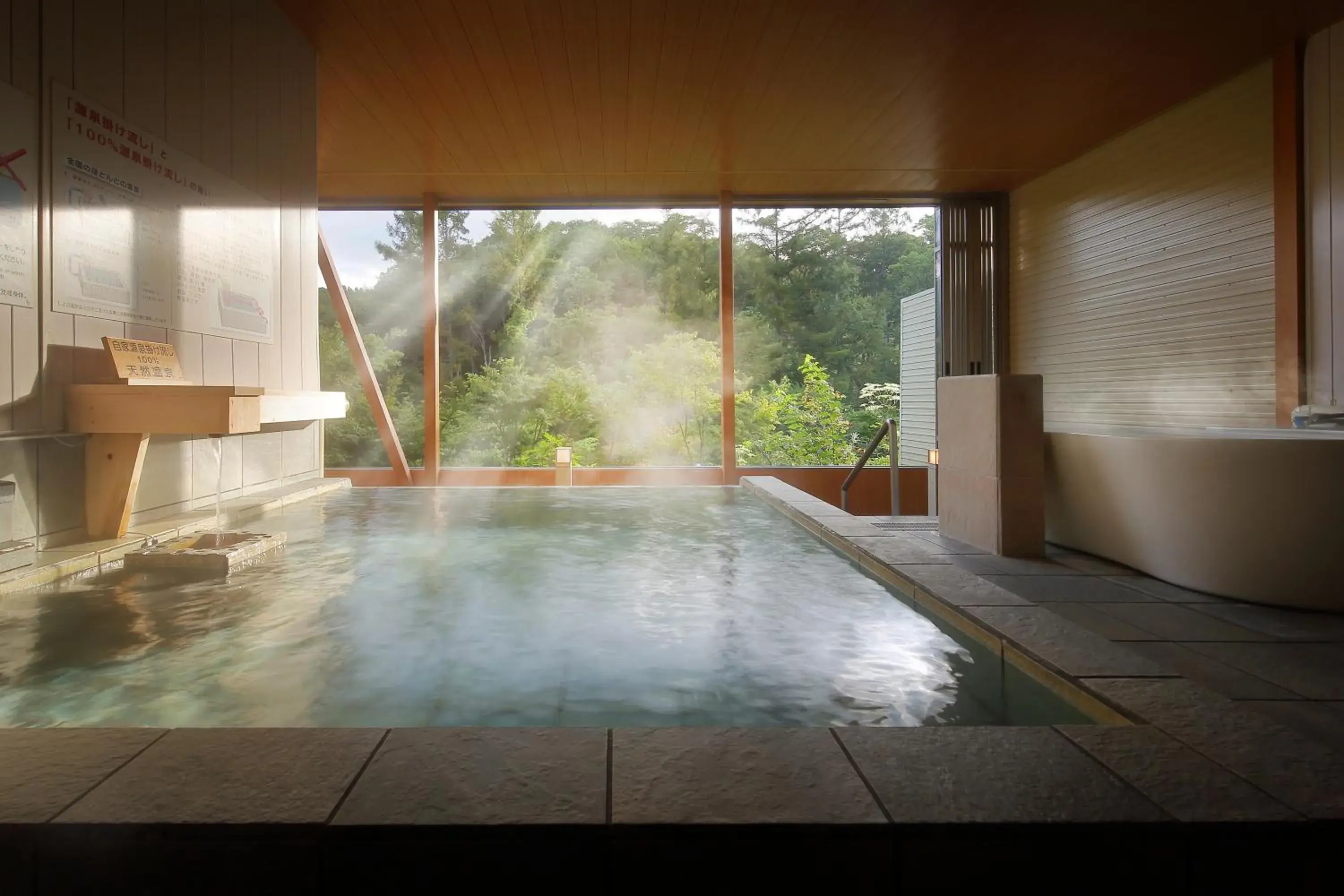 Hot Spring Bath in Hotel Ryu Resort and Spa