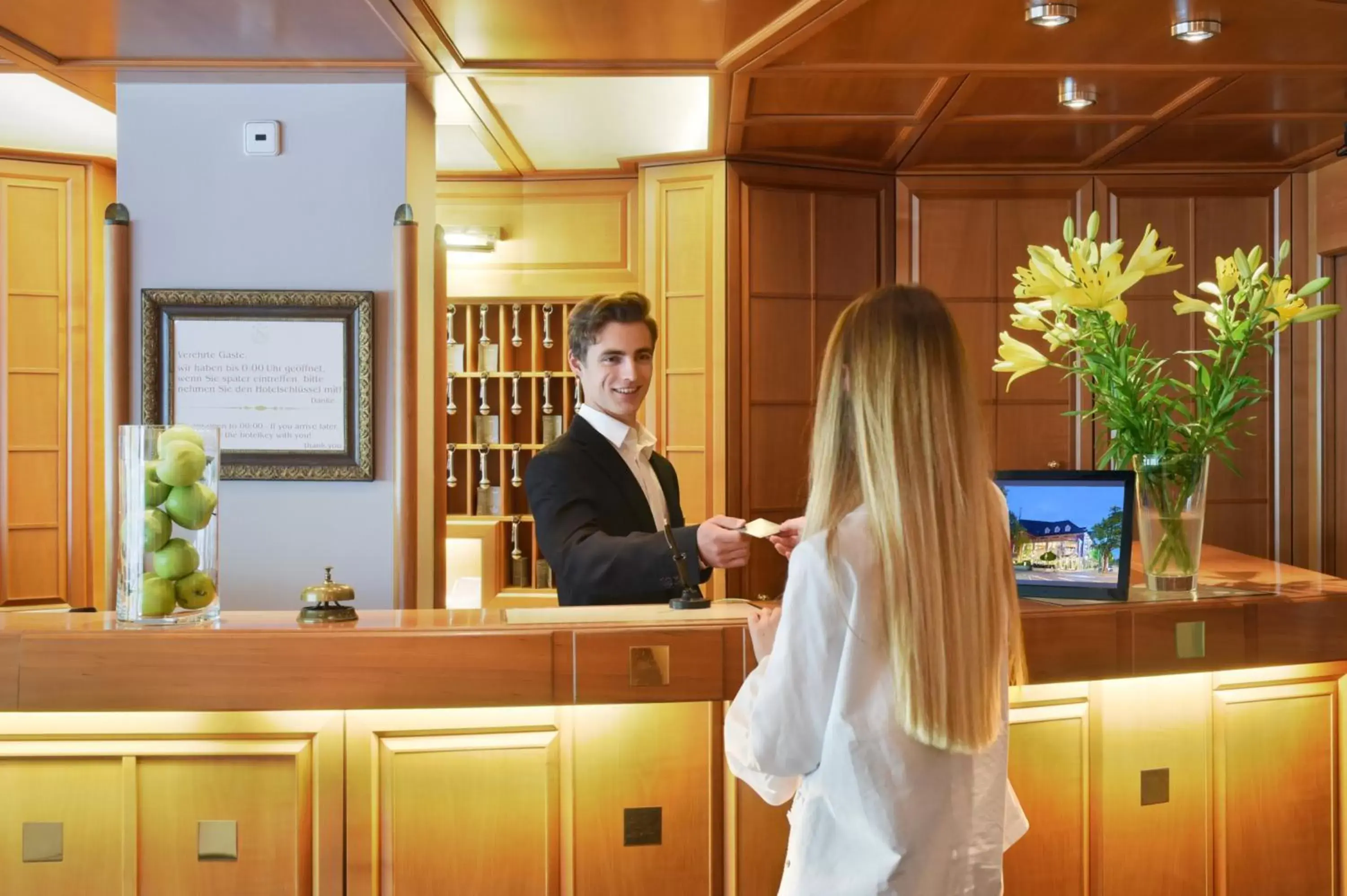 Lobby or reception in Hotel Säntis
