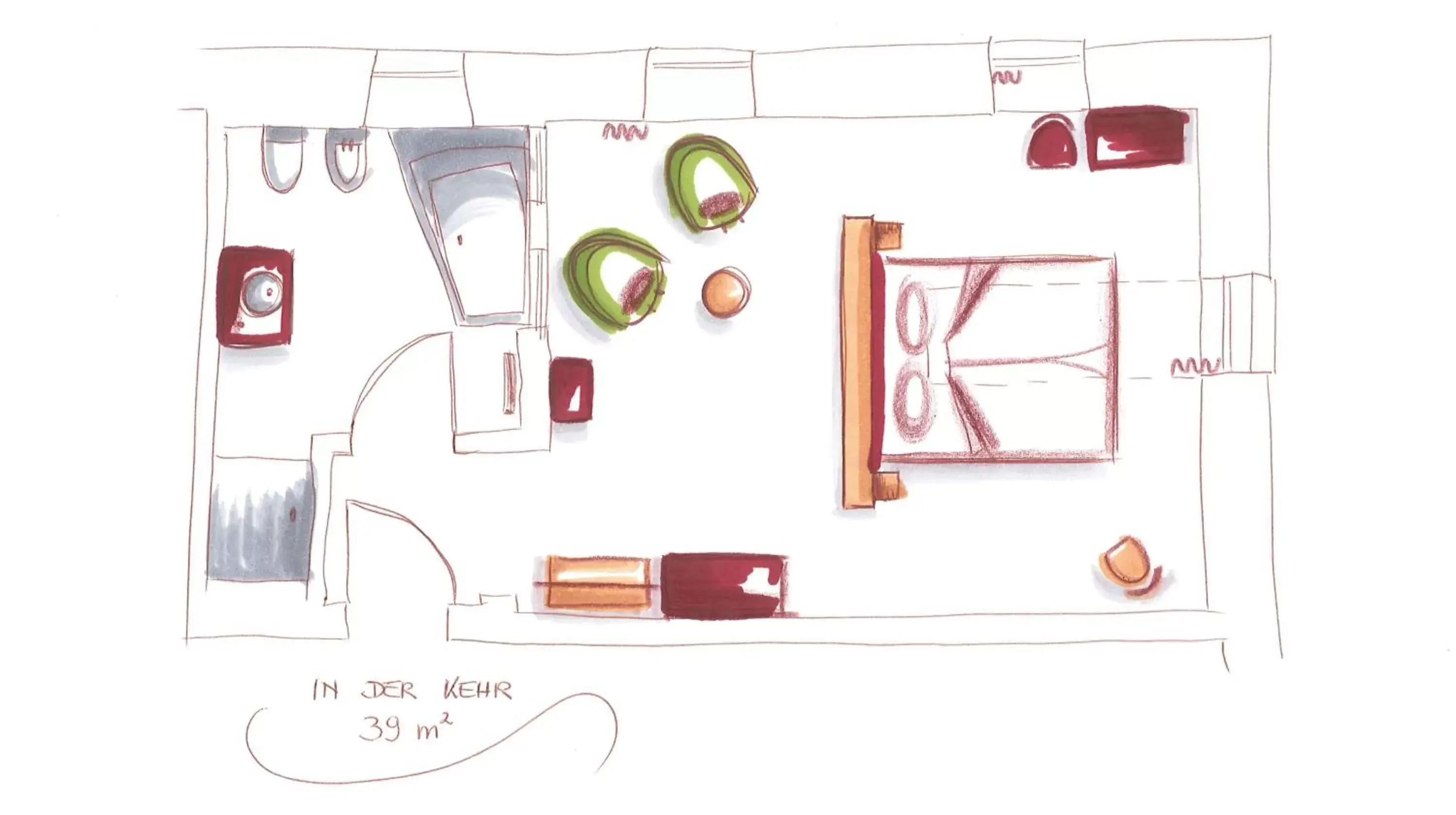 Floor Plan in Niedermairhof