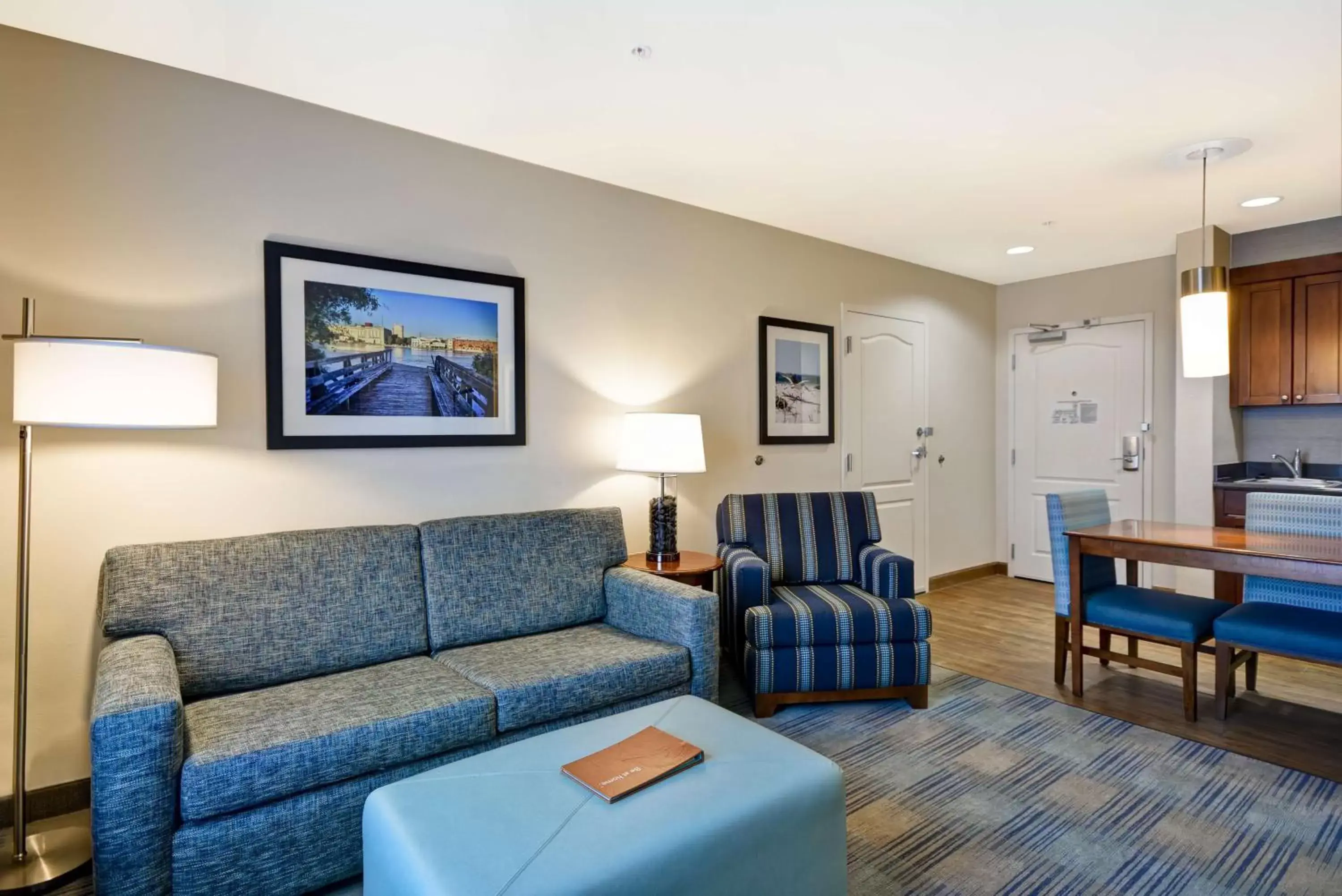 Living room, Seating Area in Homewood Suites by Hilton Wilmington/Mayfaire, NC