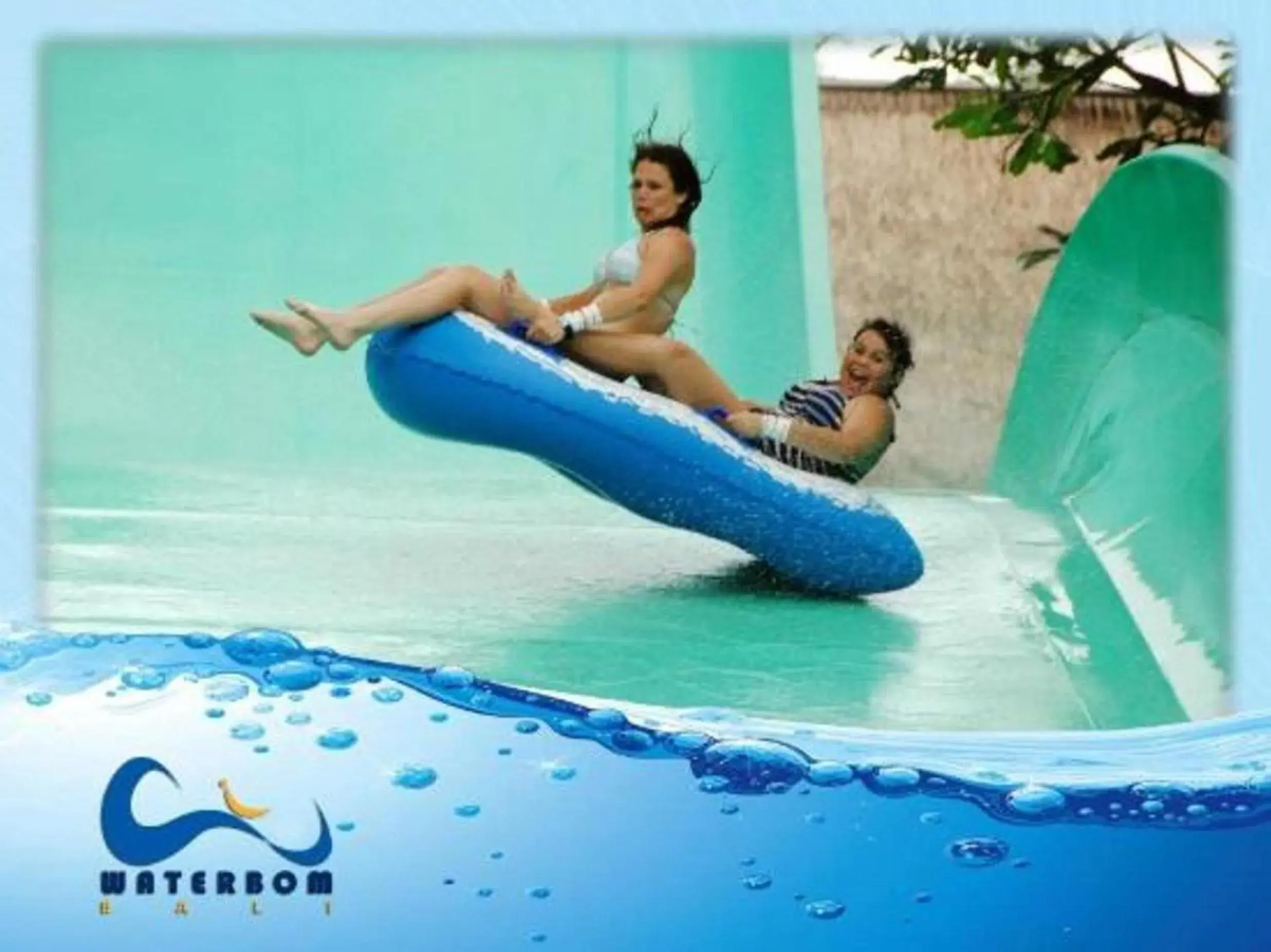 Aqua park in Angkul Angkul Beach inn Kuta