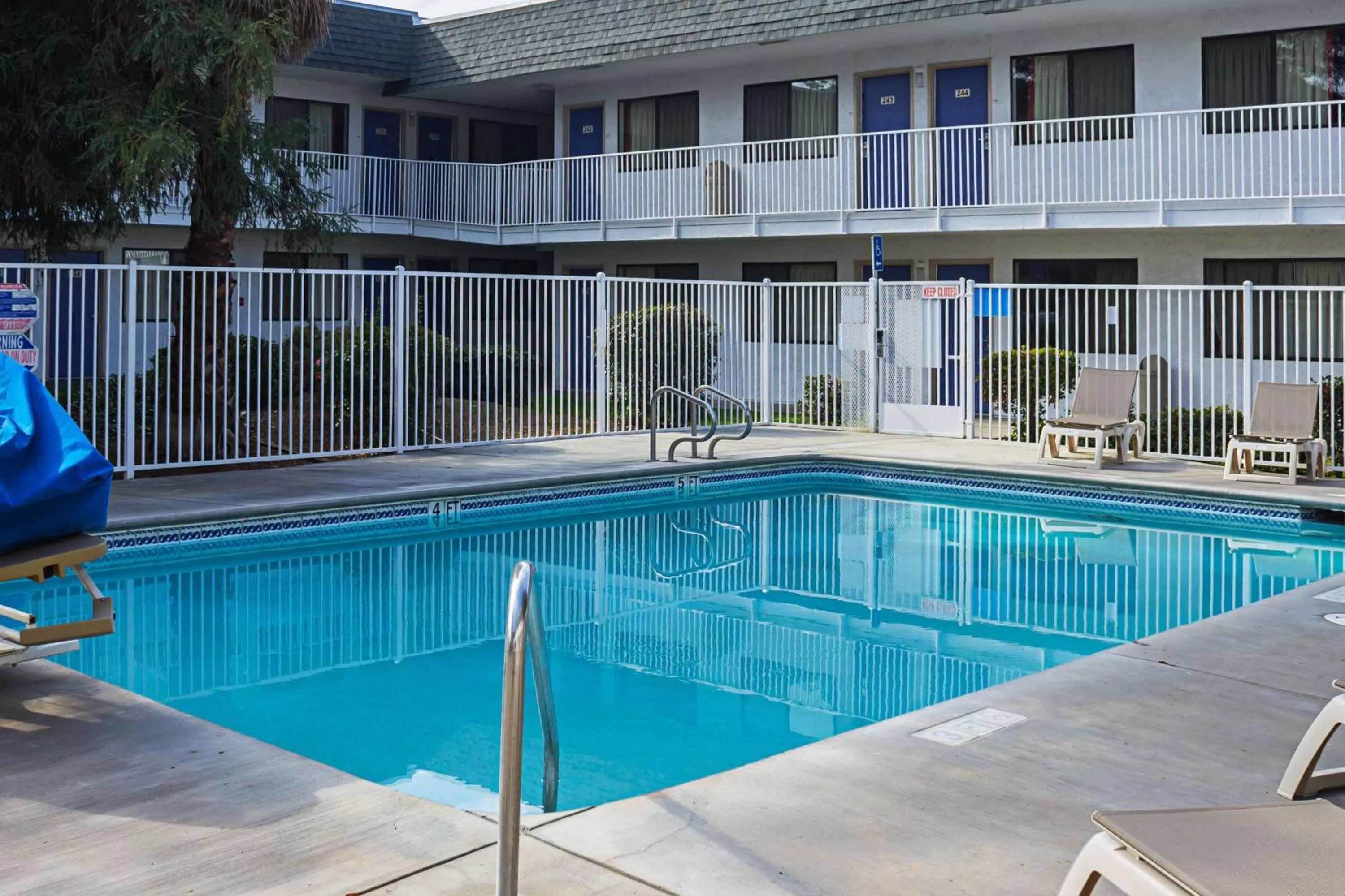 On site in Motel 6-Porterville, CA