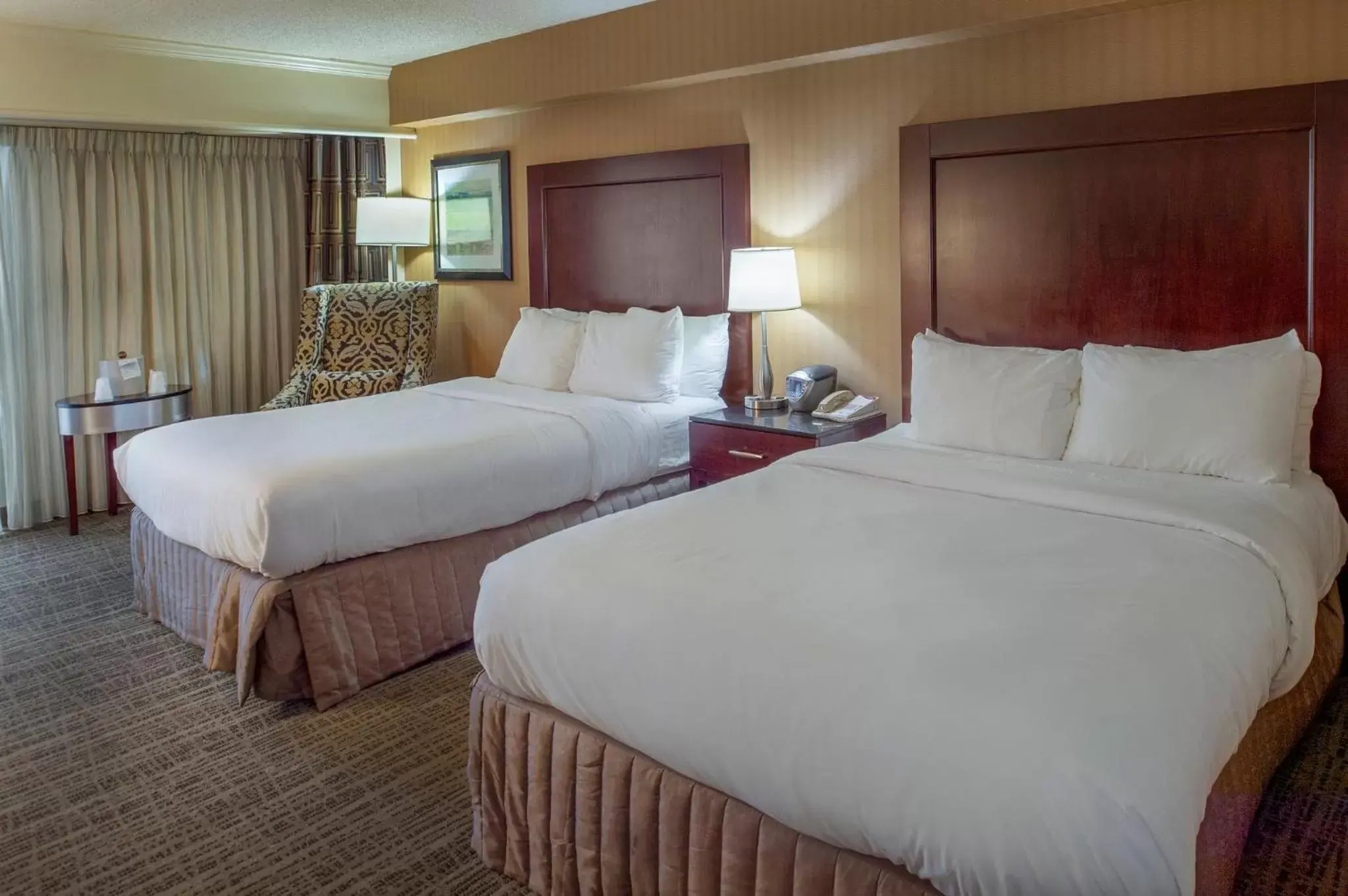 Photo of the whole room, Bed in Crowne Plaza Hotel St. Louis Airport, an IHG Hotel
