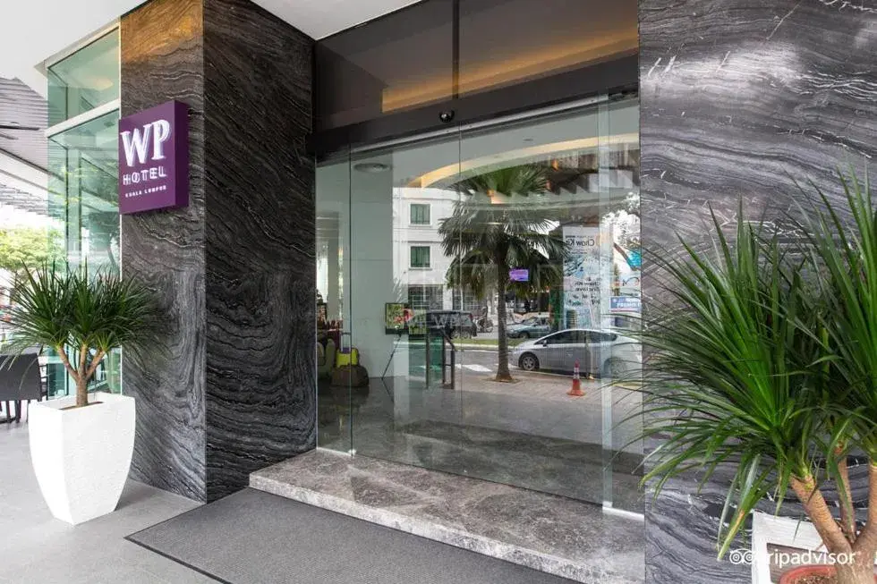 Facade/entrance in WP Hotel Facade/entrance in WP Hotel