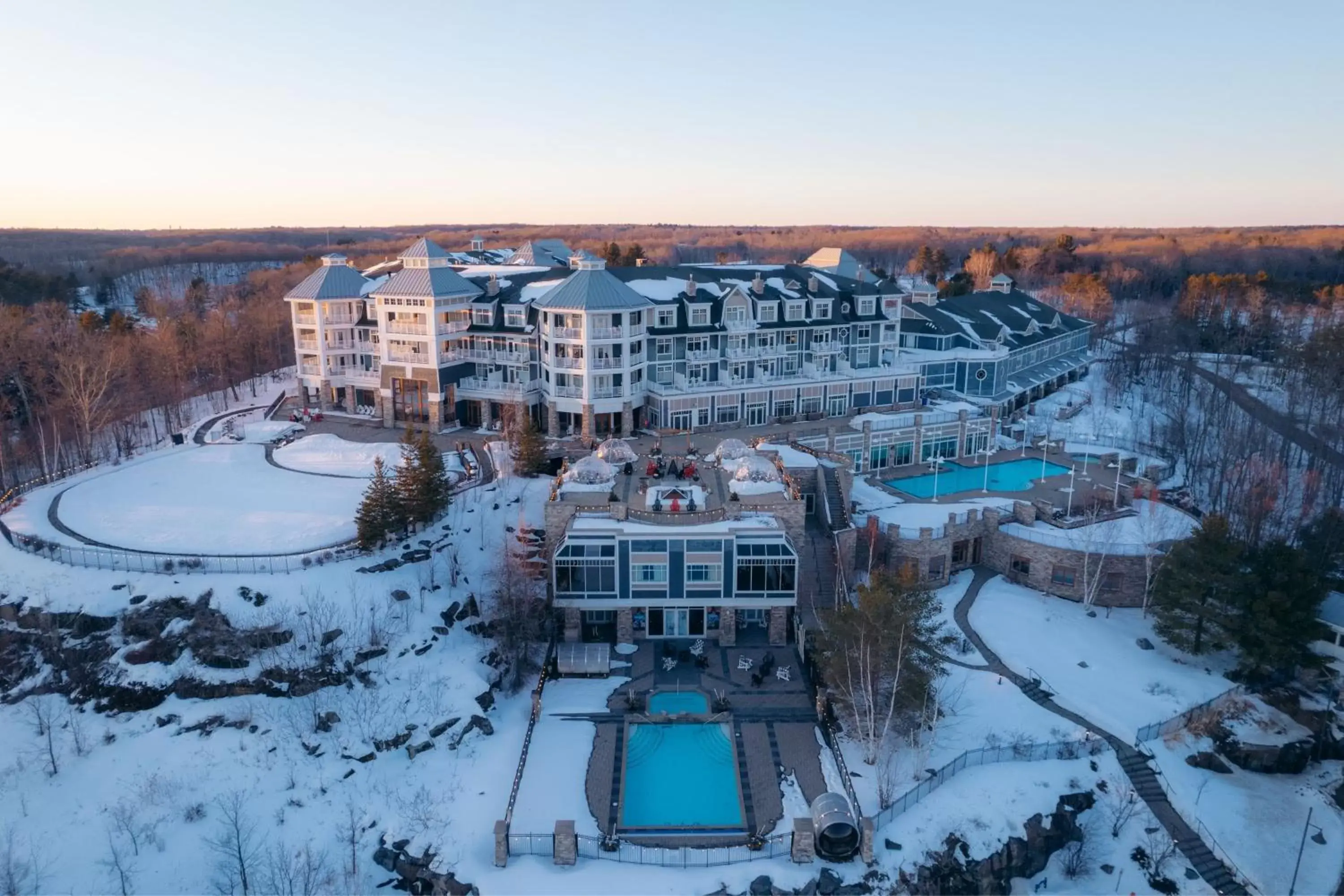 Fitness centre/facilities, Bird's-eye View in JW Marriott The Rosseau Muskoka Resort & Spa