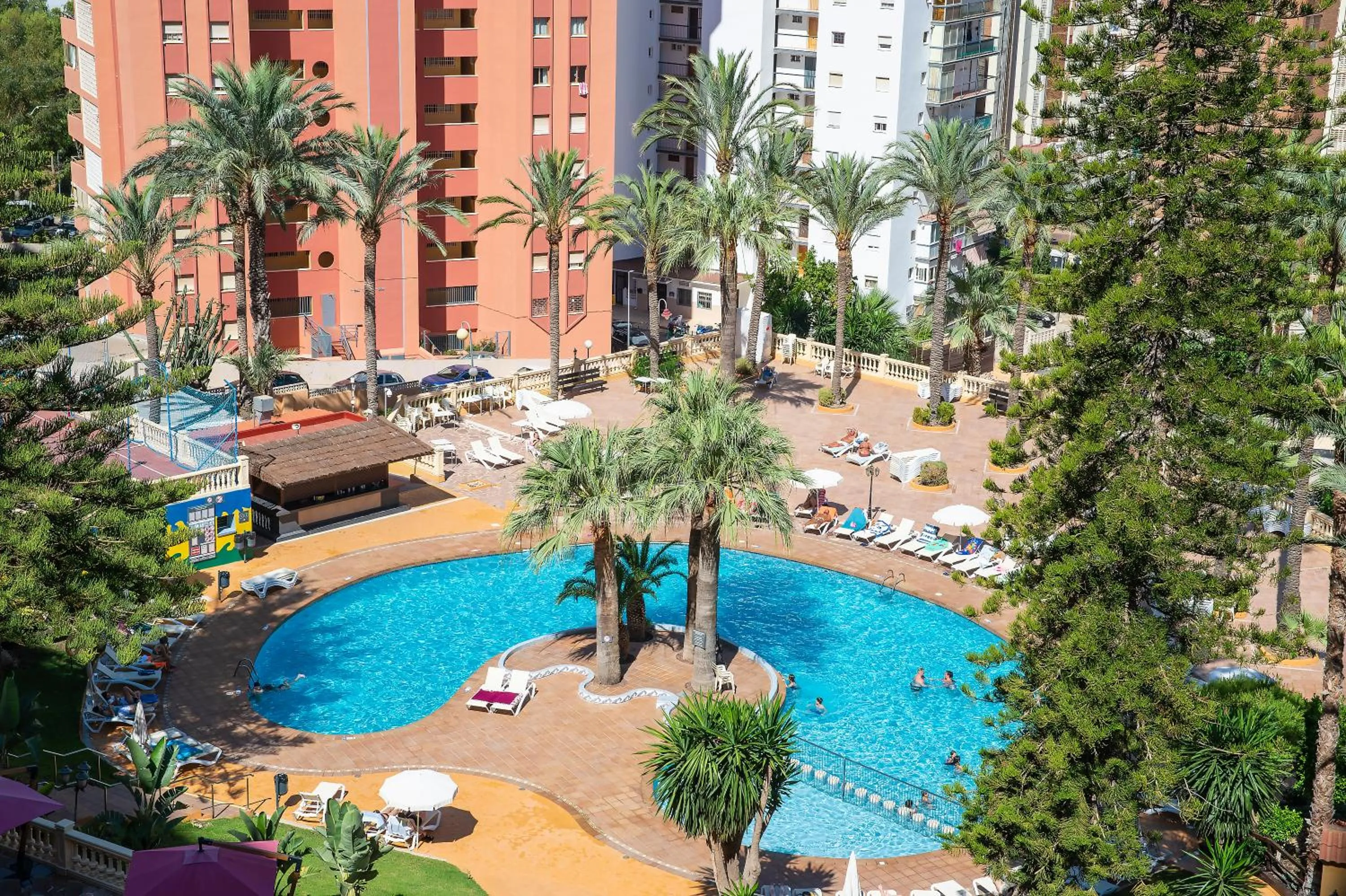 Pool view in Hotel Benidorm East by Pierre & Vacances