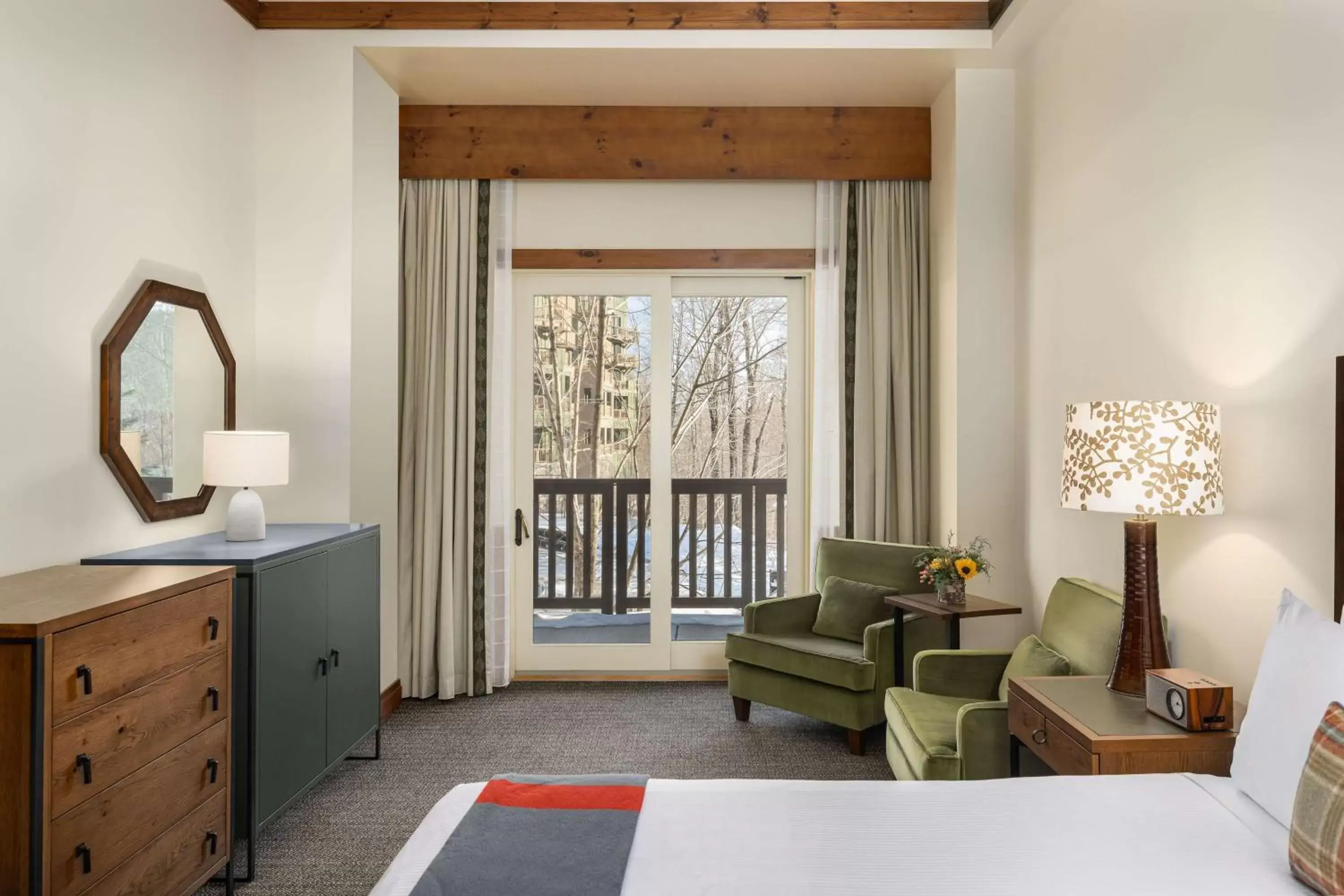 Bedroom, Seating Area in The Lodge at Spruce Peak, a Destination by Hyatt Residence