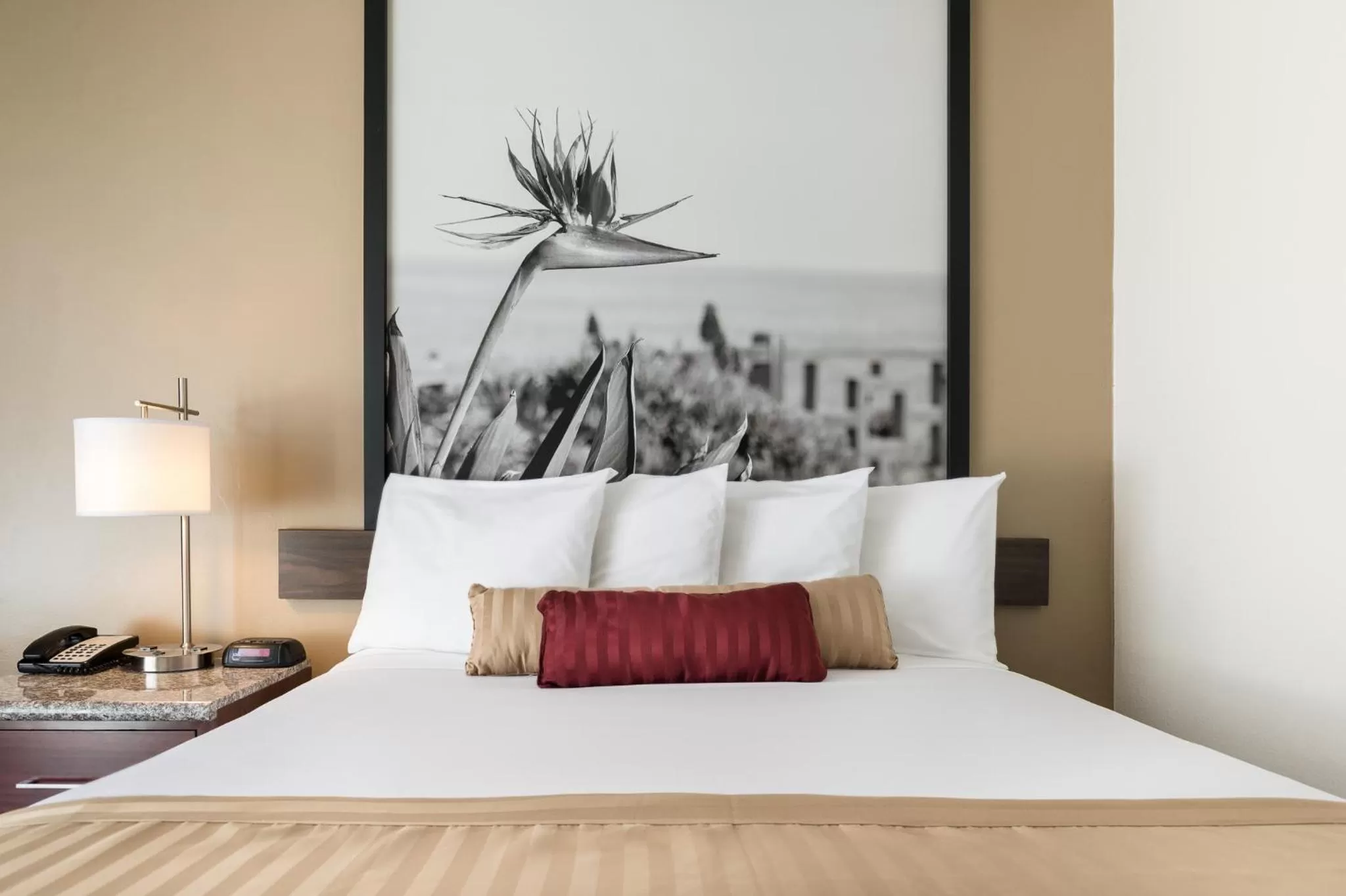 Bed in Kings Inn Anaheim at The Park & Convention Center