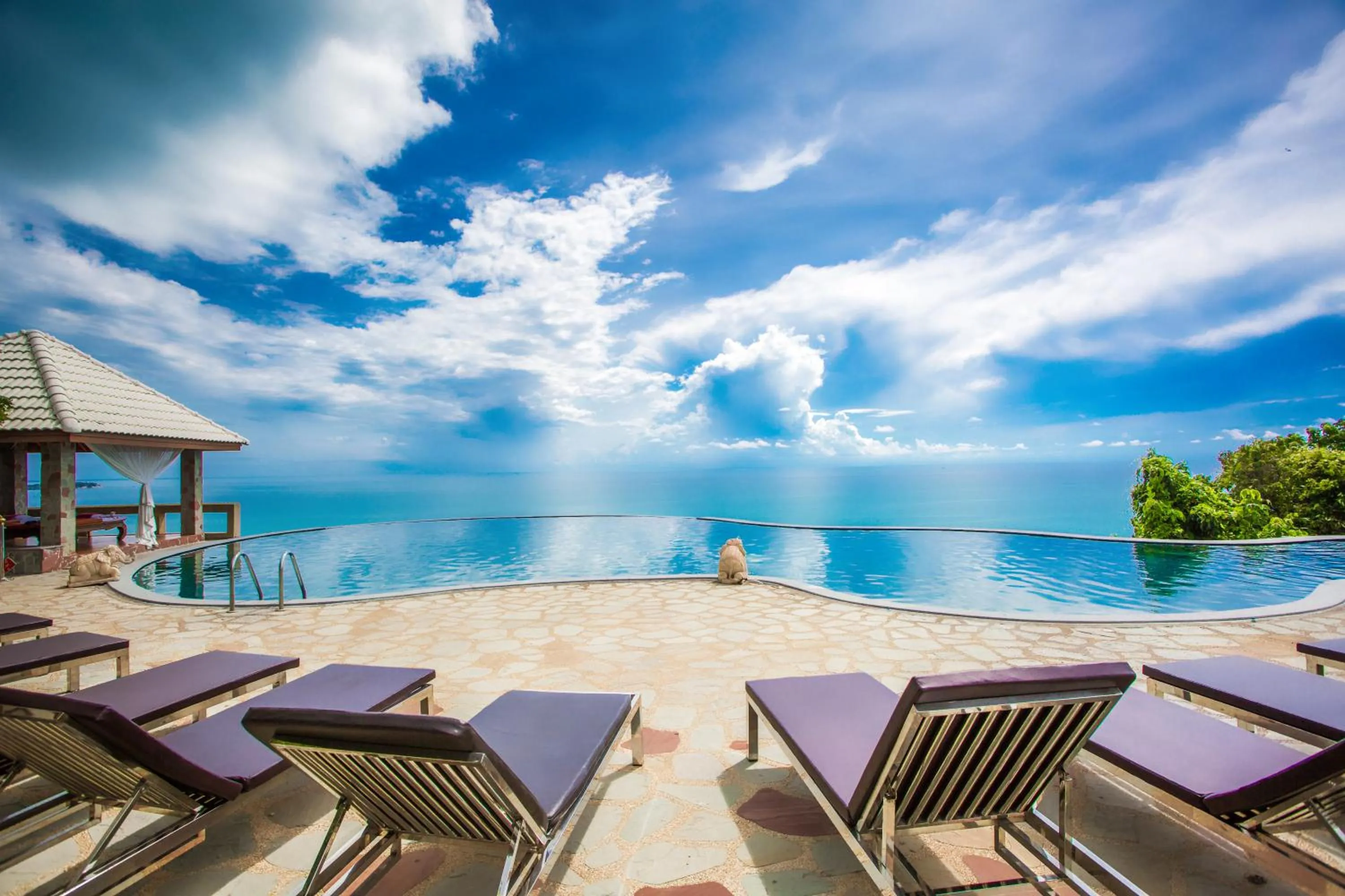 Pool view in Samui Bayview Resort & Spa - SHA Plus