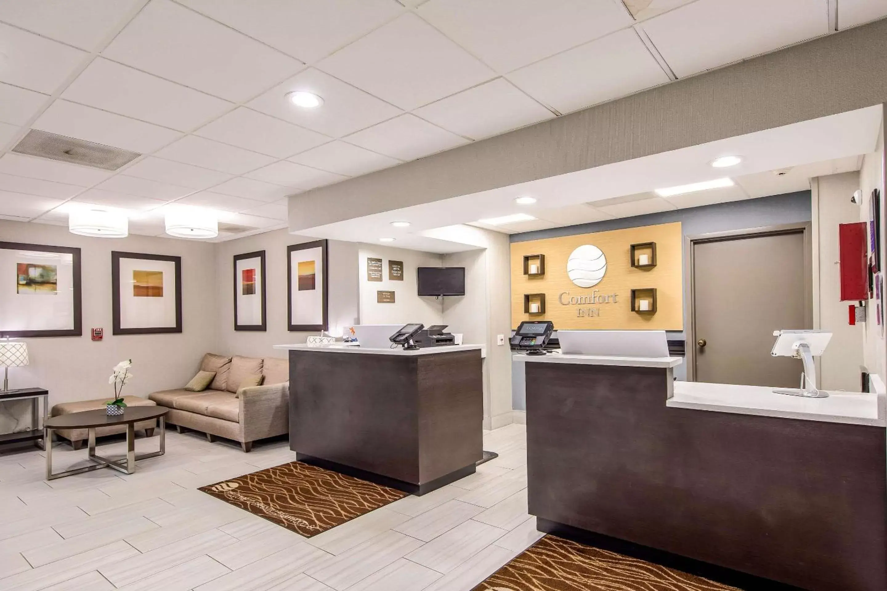 Lobby or reception, Lobby/Reception in Comfort Inn Greenville - Haywood Mall