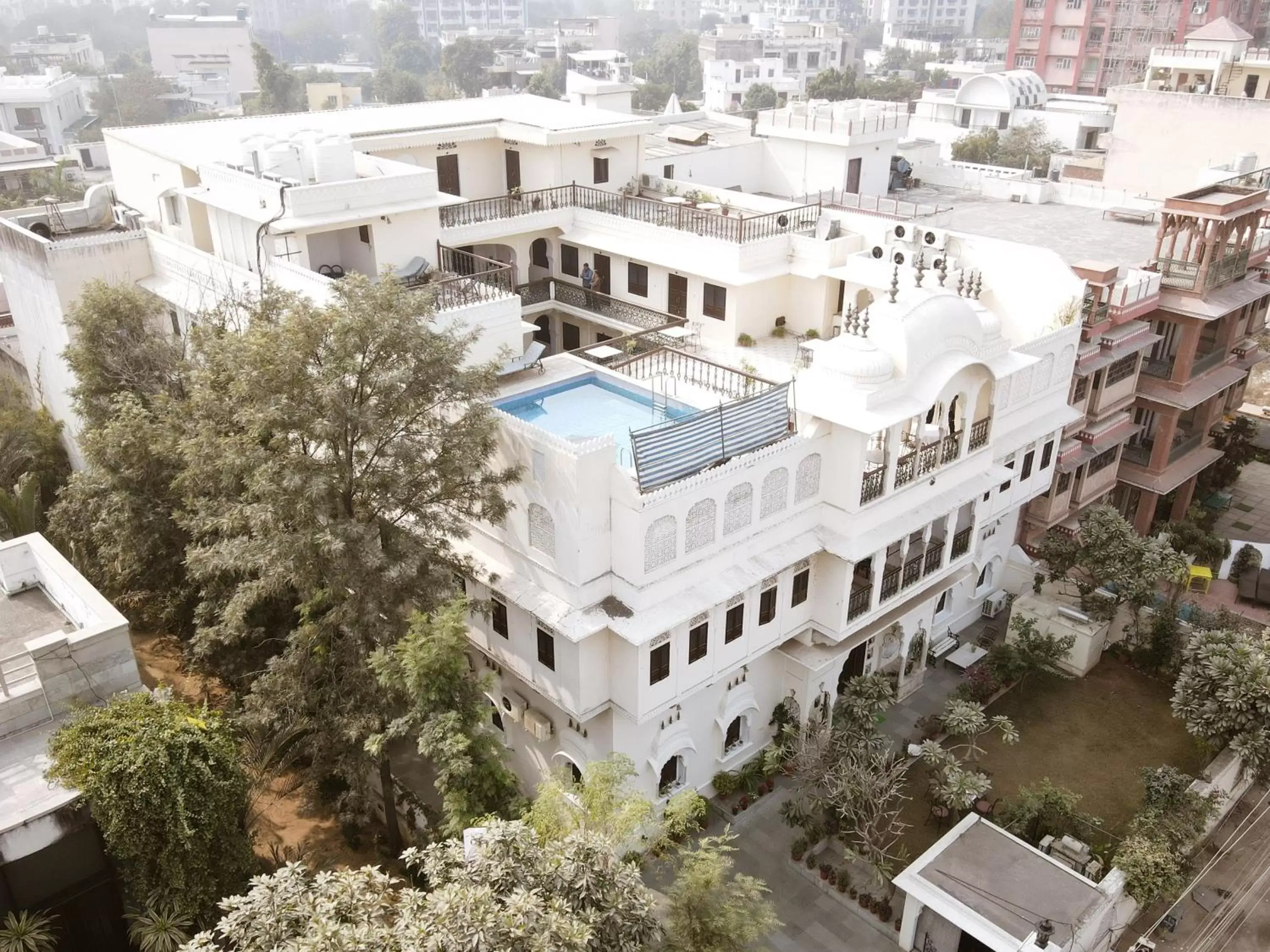 Property building, Bird's-eye View in Khandela Haveli - a Boutique Heritage Hotel